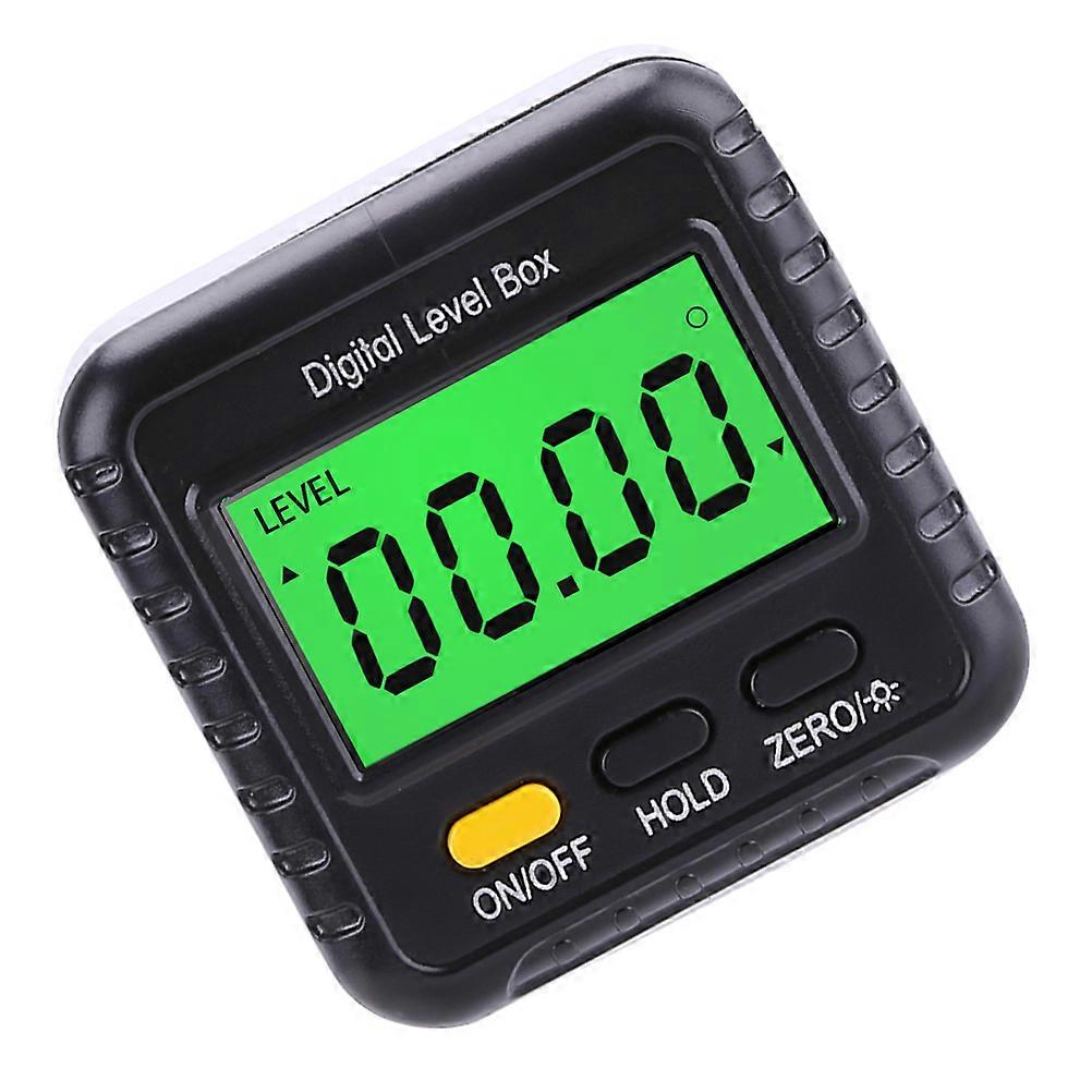 Digital Angle with Built-in Magnet for Measurement Black Plastic 5 Minutes Auto Shutdown