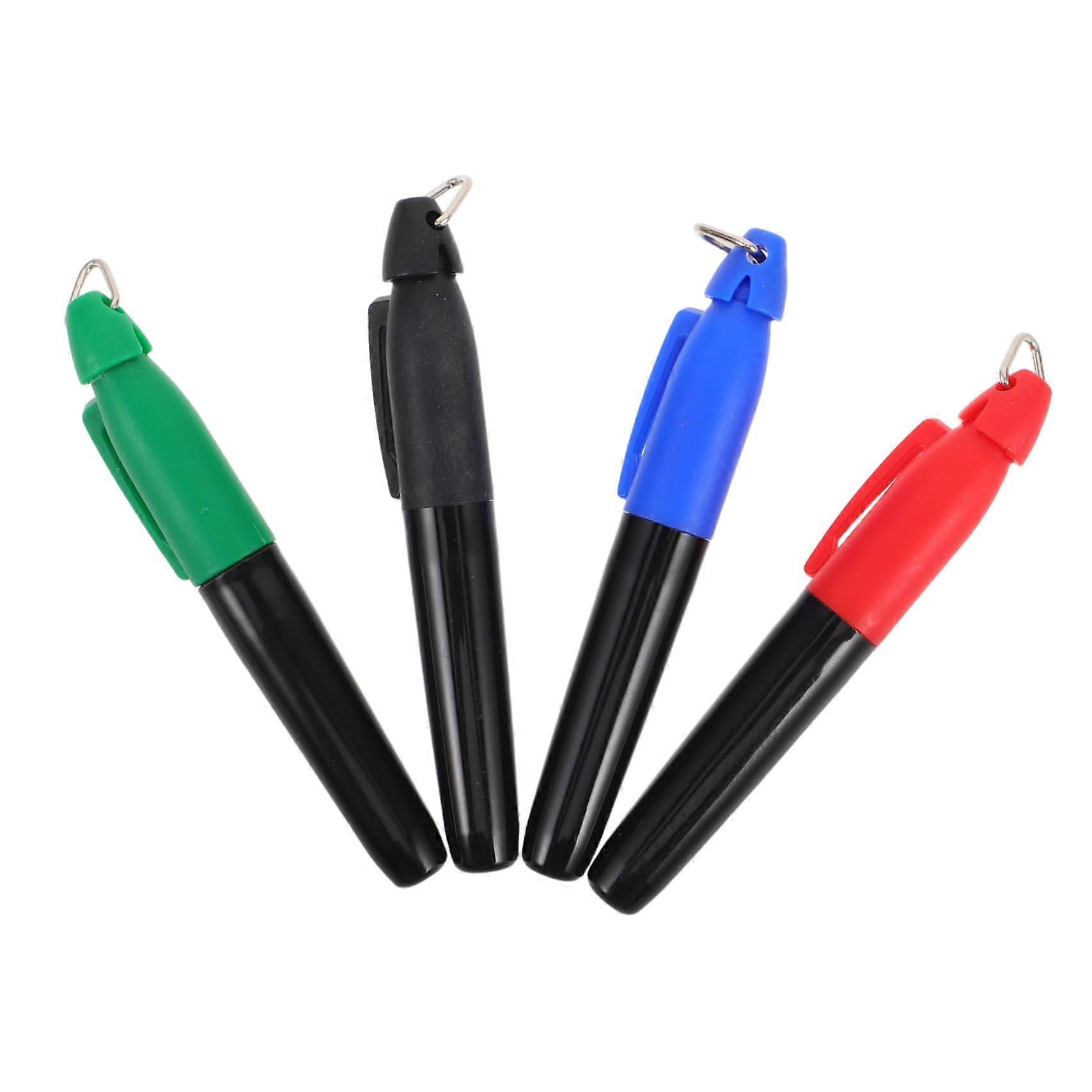 Golf Liner Mini Marker with Clips Golf Ball Marking Pen Alignment Marker