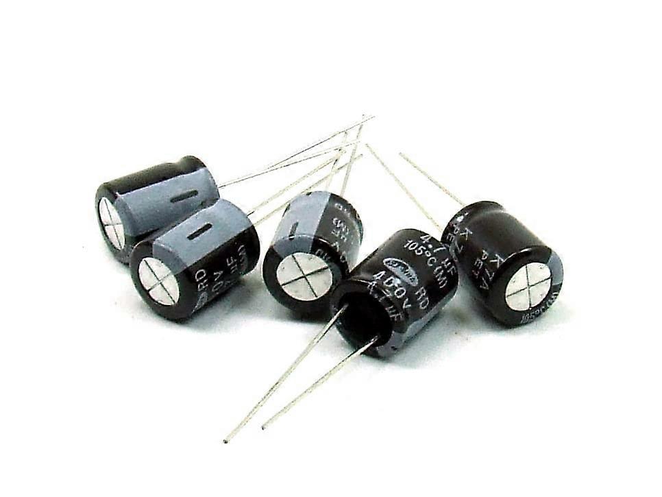 #A2078 Electrolytic Capacitor 4.7uF 400VDC Pack Of 5 Electronics Component For PCB