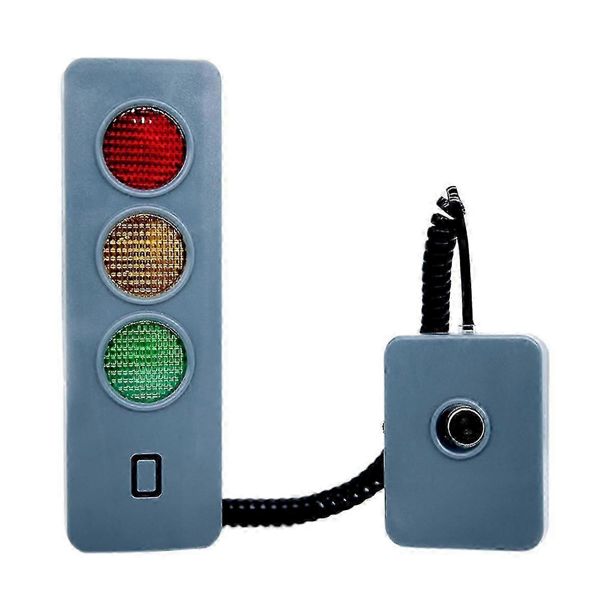 Smart Garage Parking Device with LED Traffic Light and Anti-Collision Warning