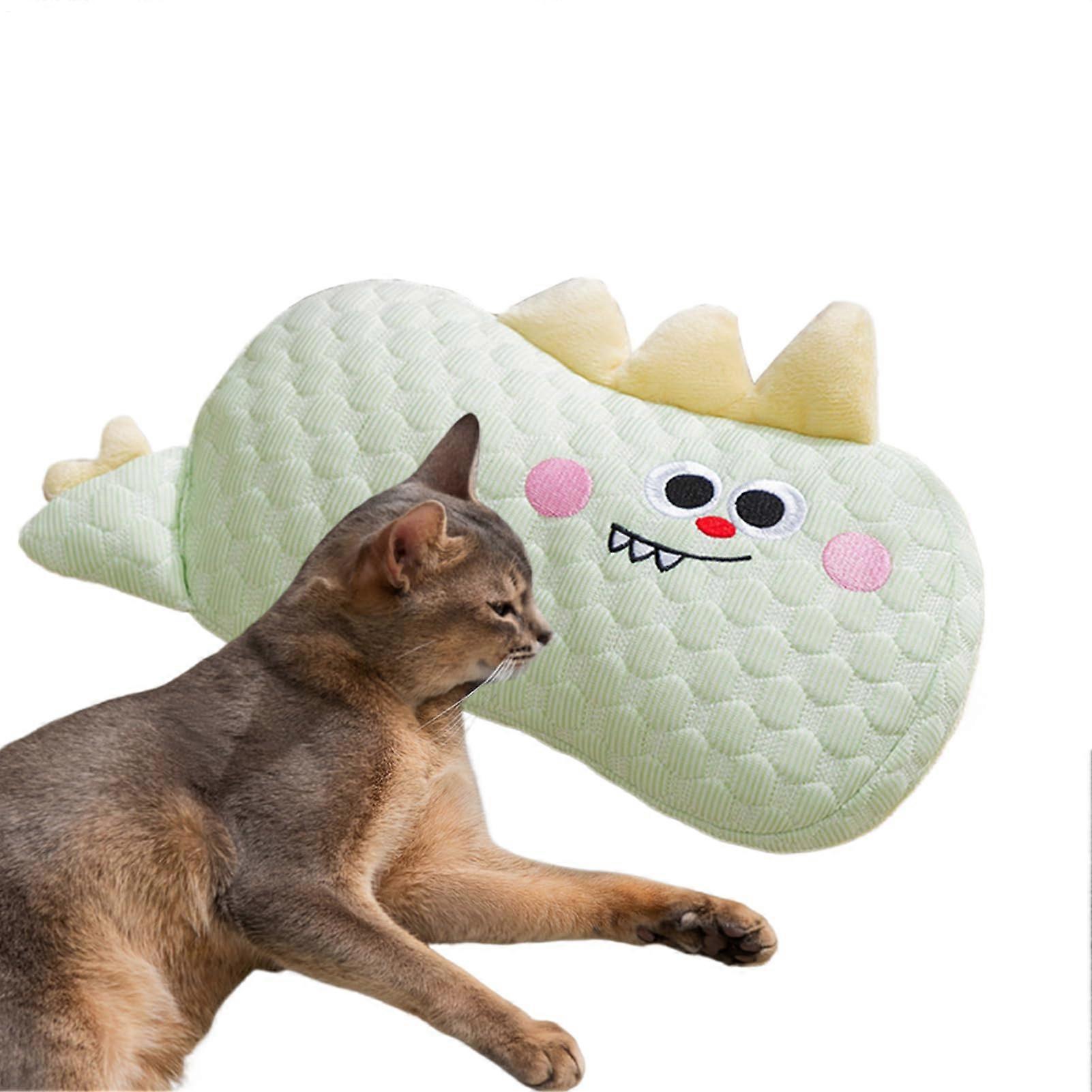Cooling Pet Pillow for Spring and Summer, Supportive Neck Rest for Cats and Dogs
