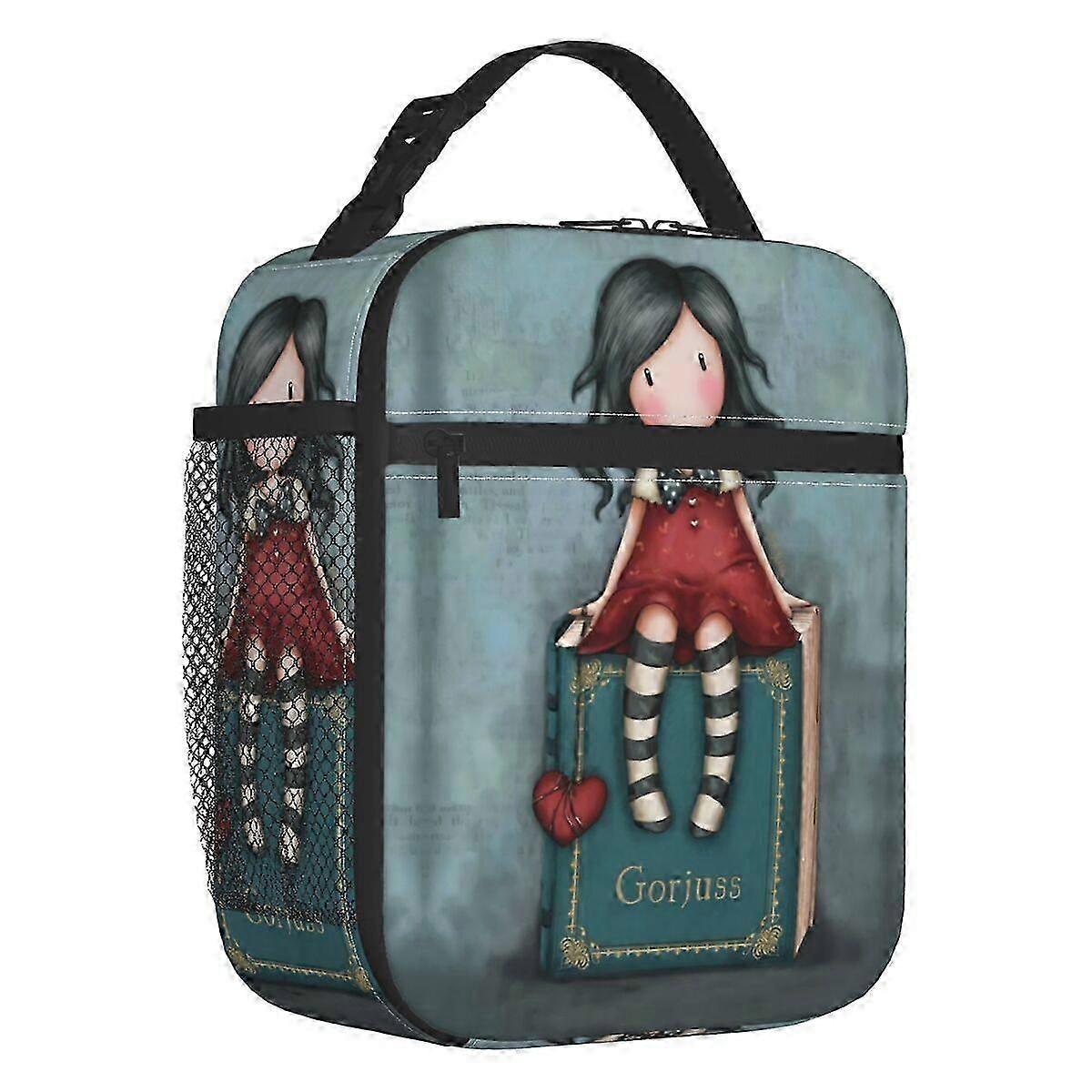 Niestandardowa torba na lunch Santoro Gorjuss Mężczyźni Kobiety Chłodnica Izolowane termicznie pudełko na lunch dla dorosłych Biuro