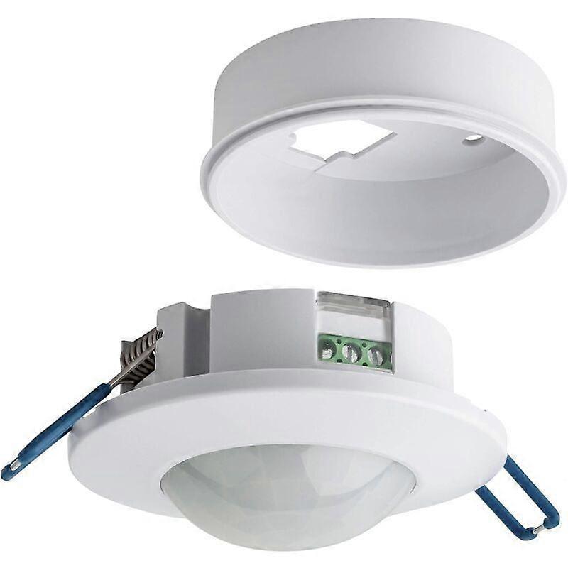 Ceiling Motion Sensor - 6m 360 Detection, 1200W/500W Load, Programmable PIR for Indoor Lighting