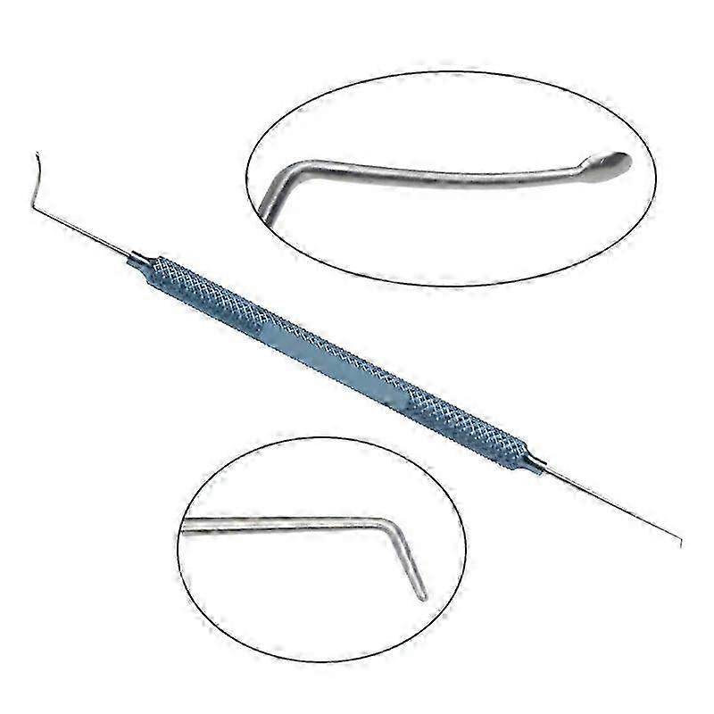 Autoclavable Double End Pulling Hook Titanium Alloy Handle Eye Surgery Instrument
