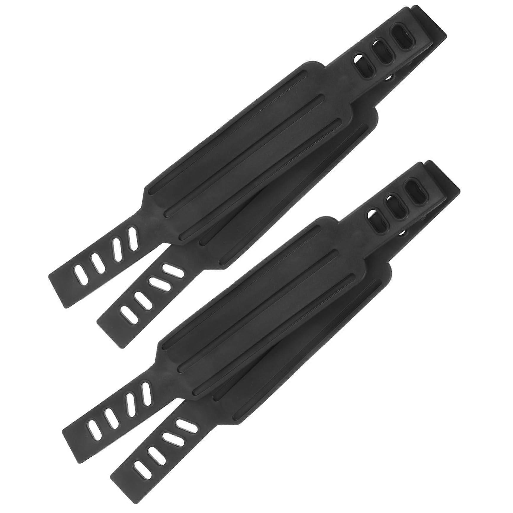 2 Pairs Adjustable Bike Pedal Straps Footrests for Exercise Bikes and Fitness Equipment, NonSlip for Cyclists and Sports Enthusiasts