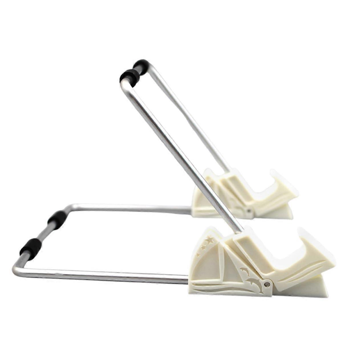 Small Whiteboard Stand Monitor Holder Tablet Holder for Desk Mobile Phone Desk Stand Picture Stand Book Stand Dry Wipe Easel Silver