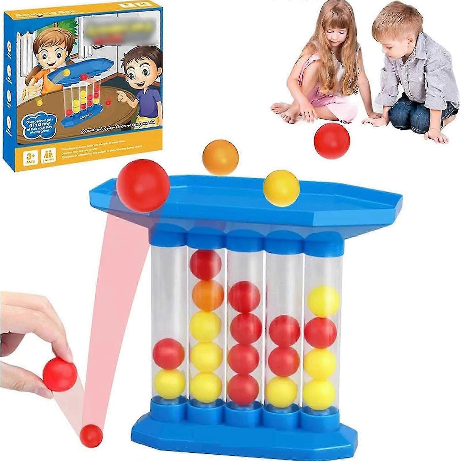 Bounce Ball Game, Bouncing Ball 4 Shots Game, Jumping Ball Tabletop Game, Bounce Ball Game Family Party Game, Jumping Connect Ball Board Game