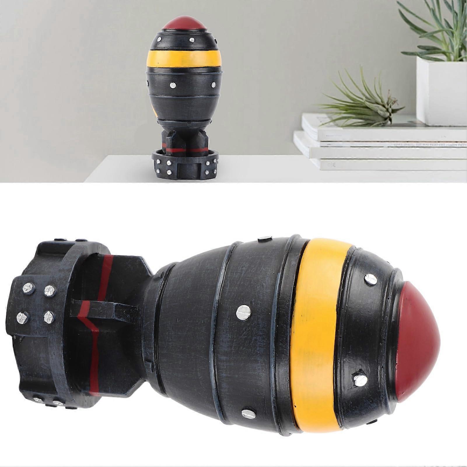 Nuke Bomb Storage Box 3D Resin Craft Mini Storage Bin Mini Nuke Statue Model For Keys Ornaments Cotton Buds And Beads