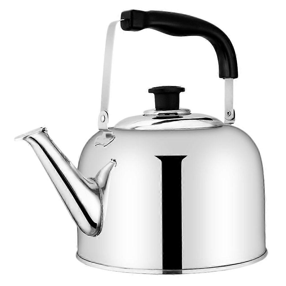 Metal Tea Kettle Stovetop Water Kettle Tea Preparation Silver 27X26CM Boiling Water 1Pack