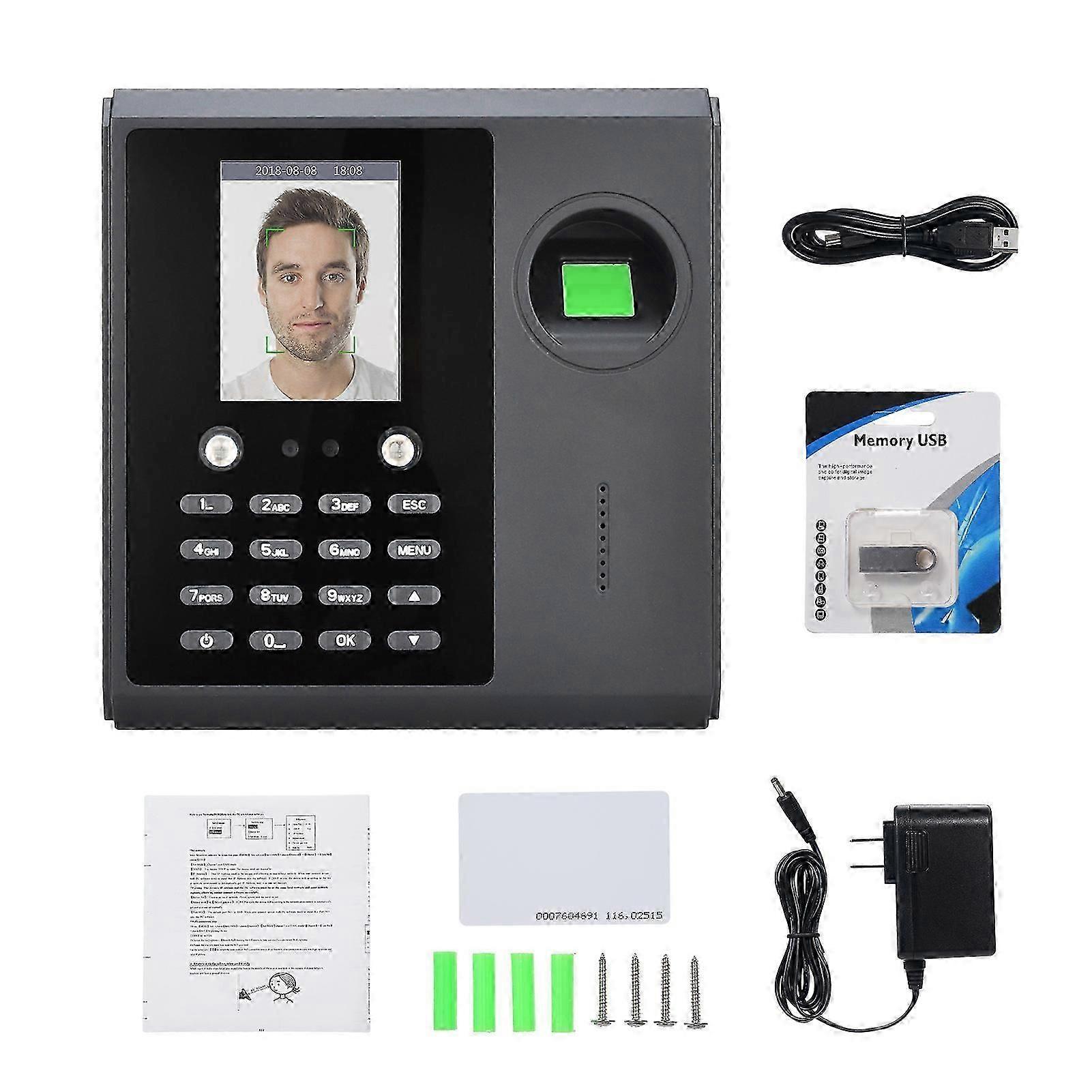 Attendance Machine Employee Biometric Fingerprint Password Time Attendance Machine Office Time Clock