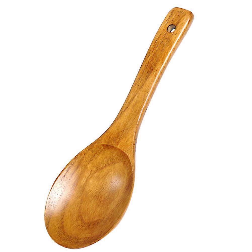 Kitchen Rice Serving Spoon Synthetic Material Home Users Non-Stick Simple Design 8.7×2.8×0.6in 1Pack