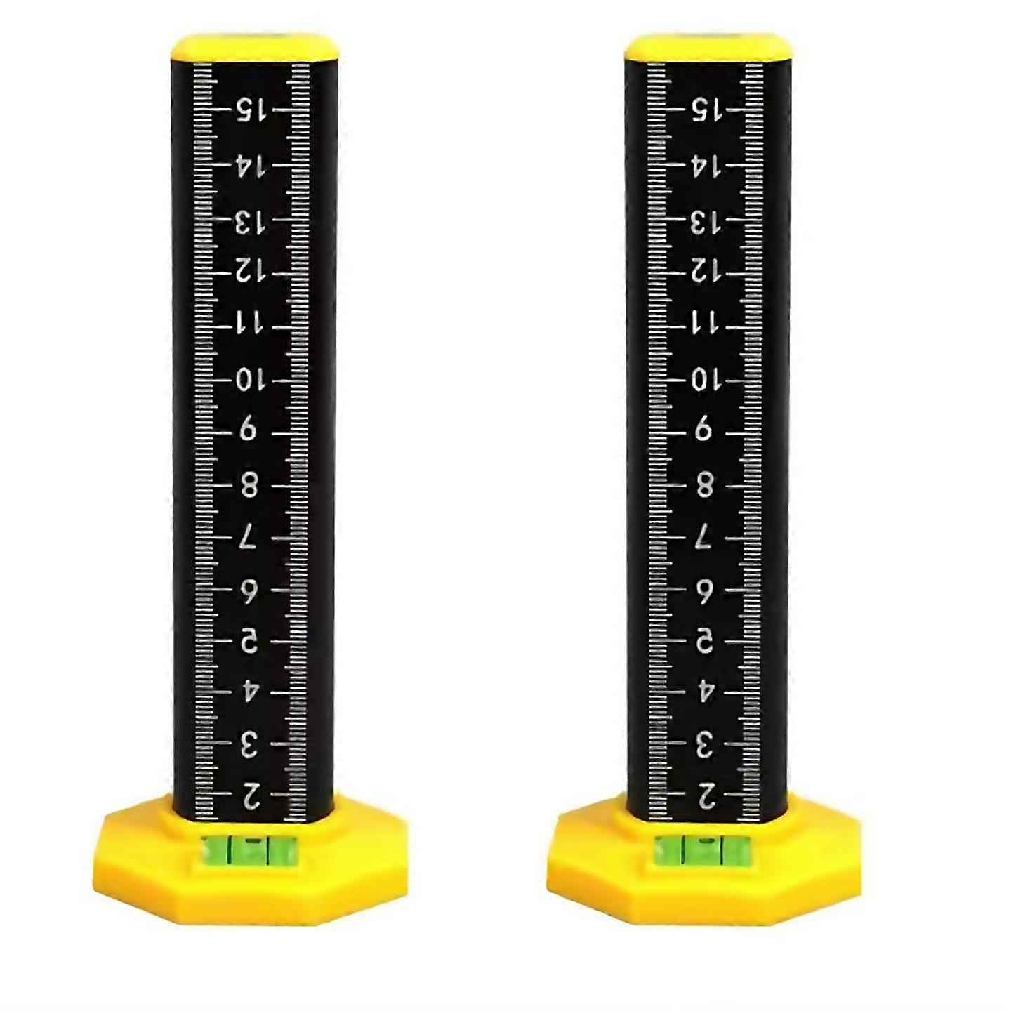 For 2pcs Woodworking Leveling Ruler Light Steel Keel Leveling Tool