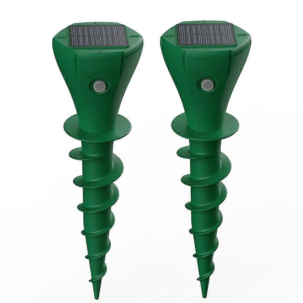 Solar Mole Repellent Ultrasonic, IP65 Waterproof Mole Solar Repellent for Lawns, Rat, Squirrel, Deer, Skunk, Rabbit