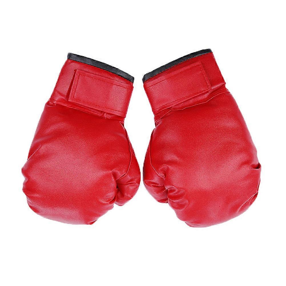 Kickboks Sparring Eldiven Eğitim Ekipmanları Nefes Alabilir Astar Kırmızı 24X13X7CM 1 Çift