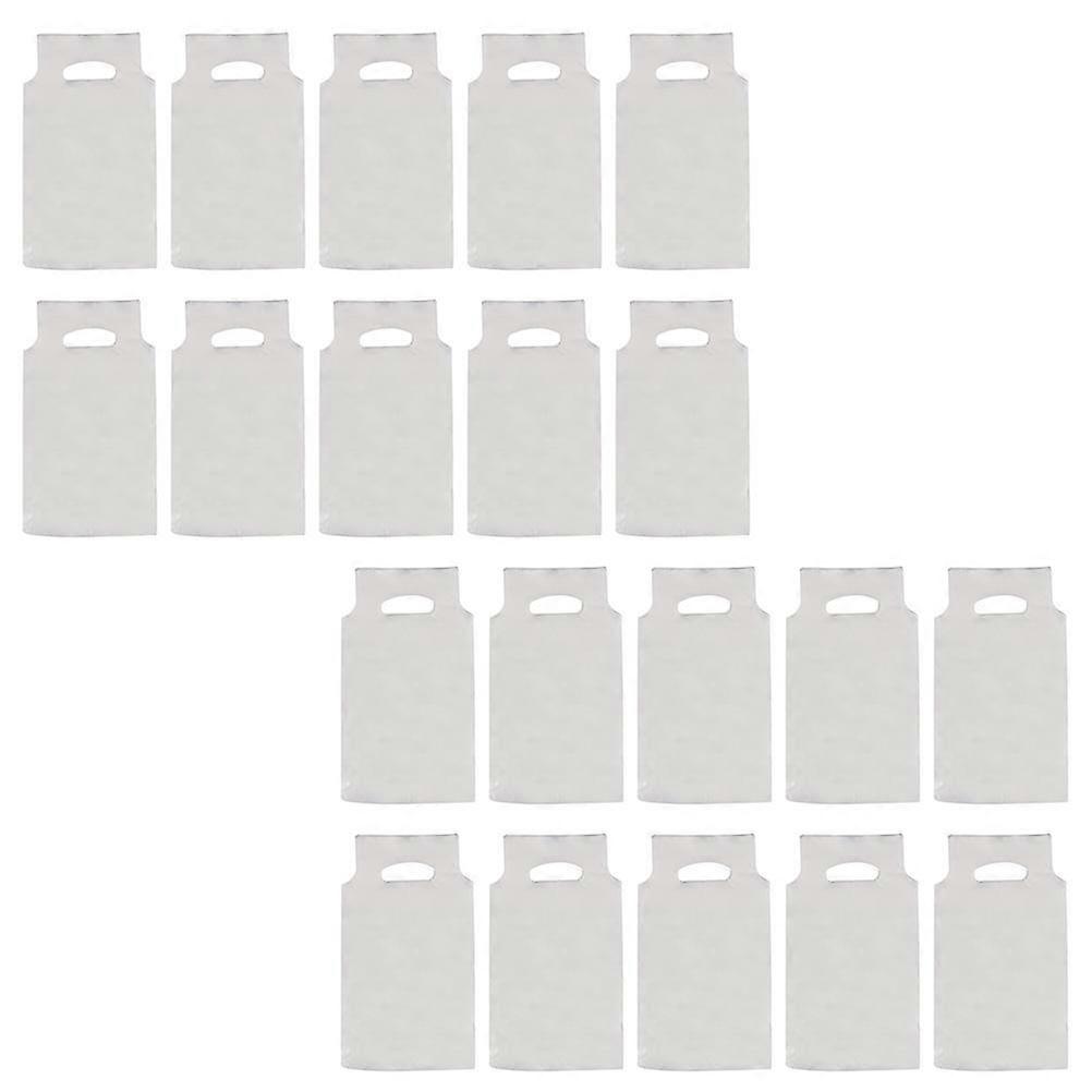 Coffee Packing Bag Transparent Plastic For Milk Tea Shop Handle Design 26X16X0.1CM 100Pcs