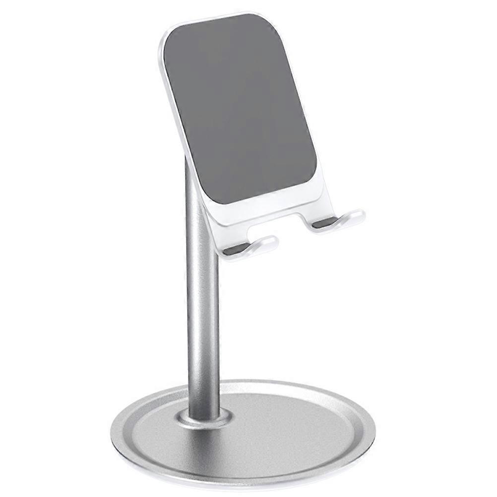 Flexible Desktop Phone & Tablet Holder for Video Viewing – Durable, Slip Resistant Design for Home Office Use, White