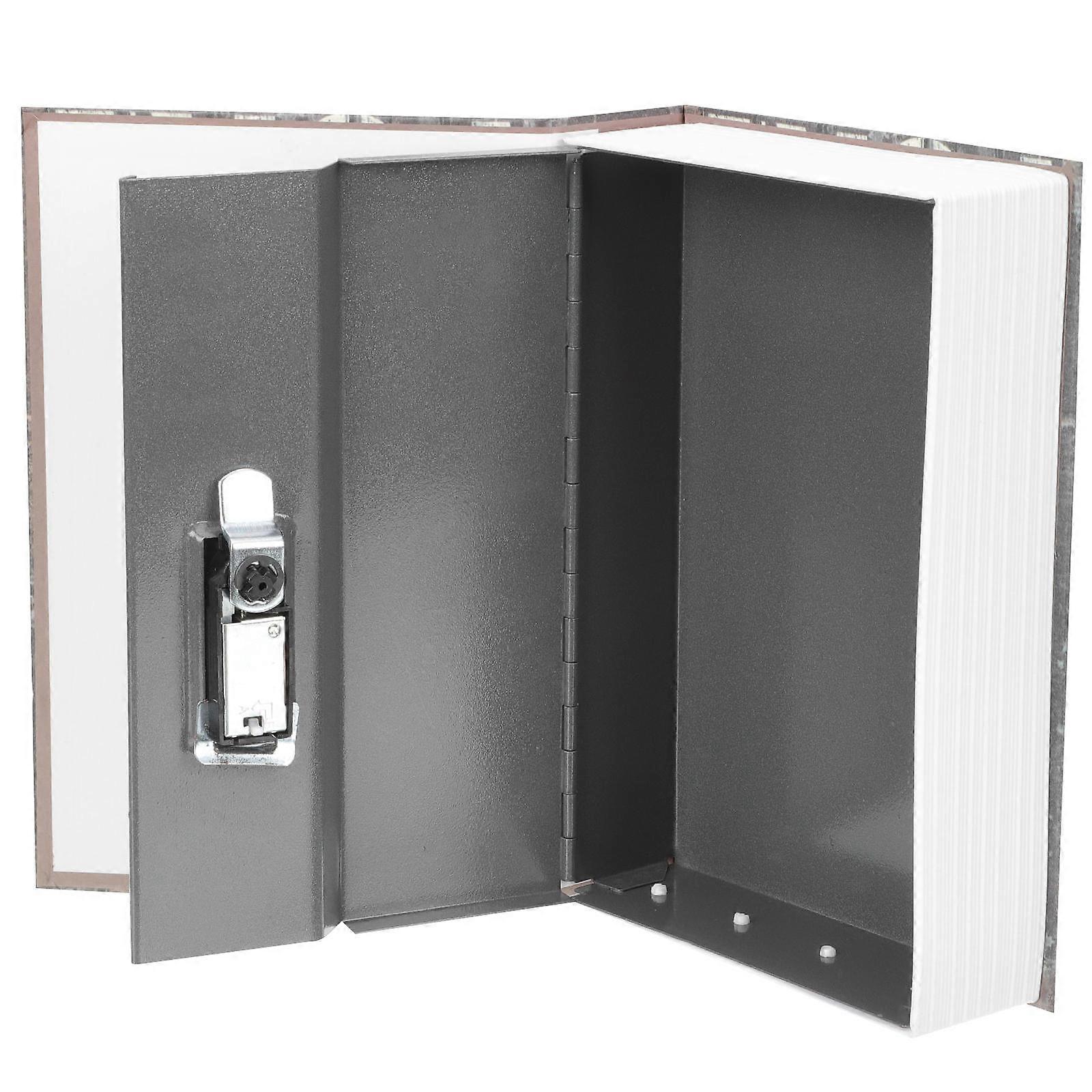Lock Box with Code Book Shape Deposit Box for Storage Use Stainless Steel