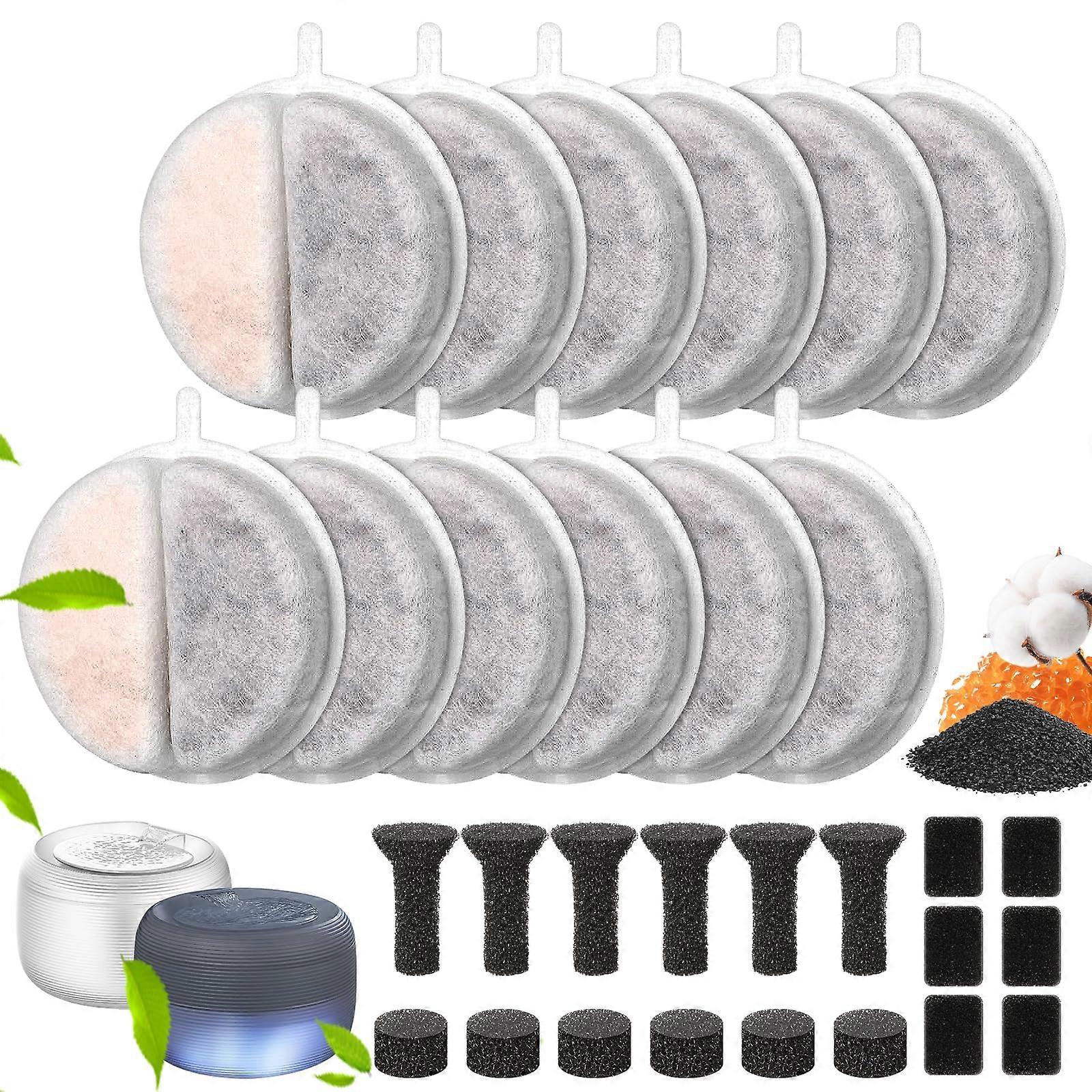 Cat Fountain Filter, 12 18 Pieces Replacement Filter for 84 fl oz Cat Fountain