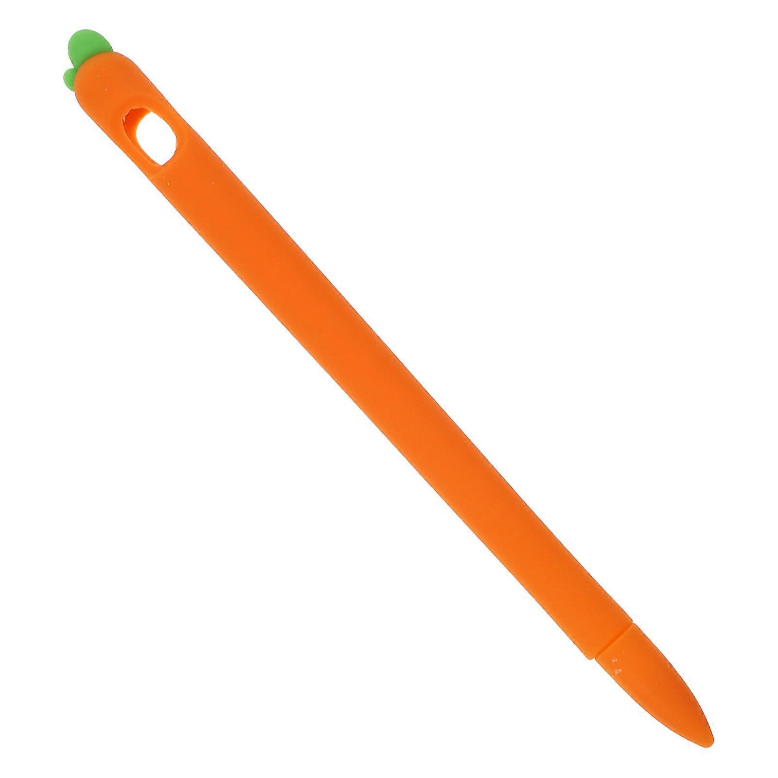Pencil Sleeve Pencil 1 Protector Anti-Scratch Dust-Proof Impact-Resistant Travel Orange 16.00X1.20X1.20Cm 1Pcs