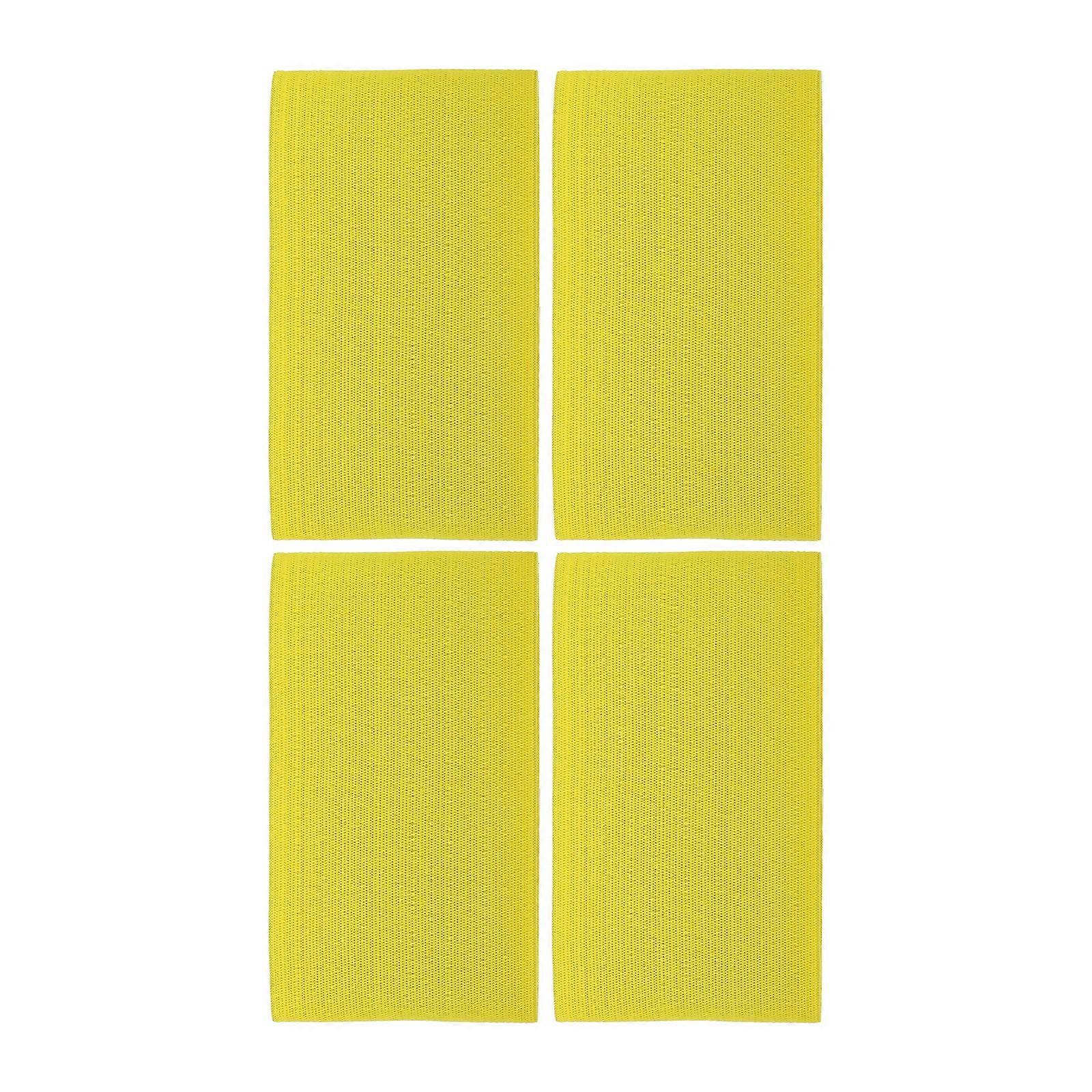 4pcs Elastic Captain Arm Bands for Soccer Sports, Breathable Comfortable Drop Design, Durable Skin Friendly Armbands for Team Classification, Unisex