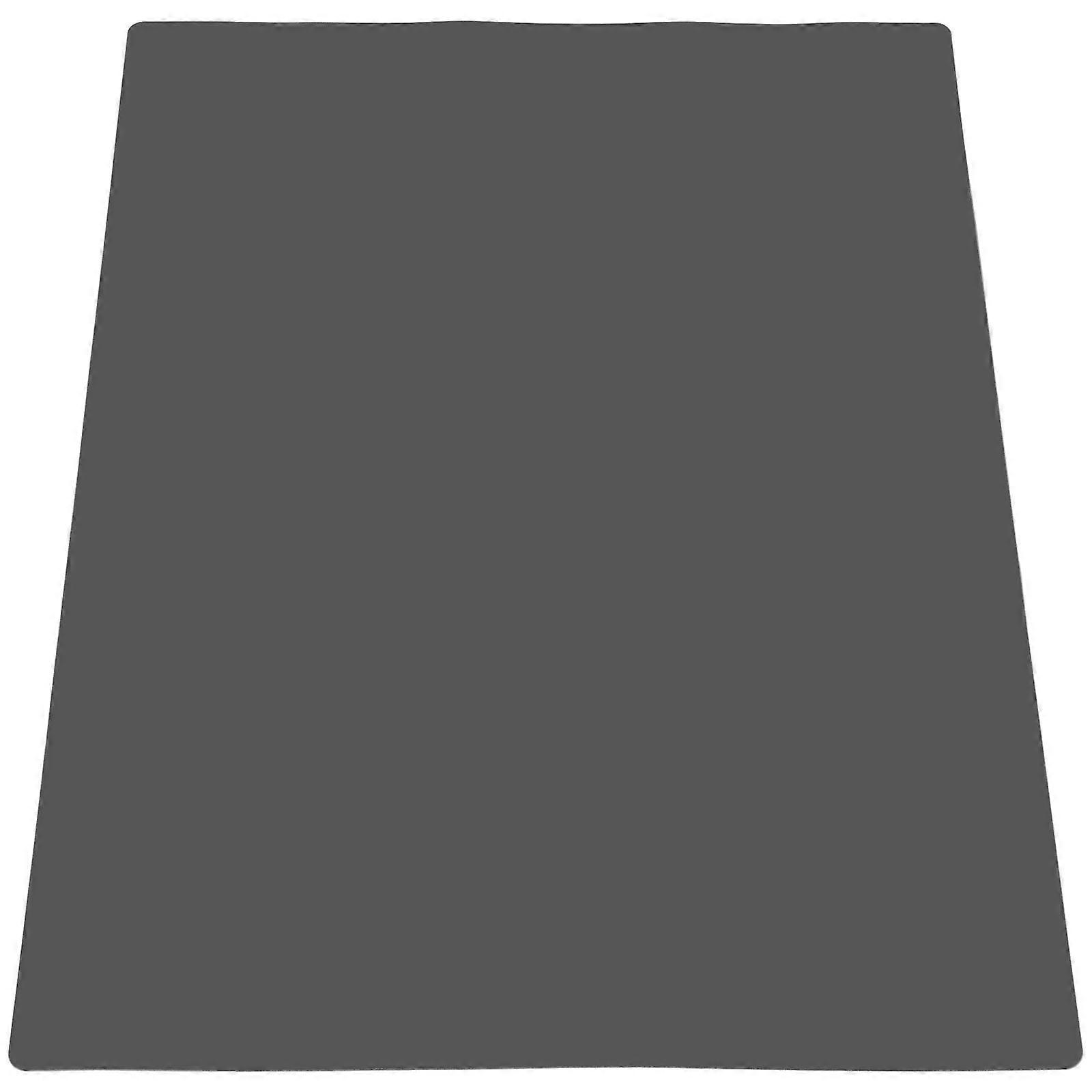 Flexible Silicone Place Mat for Dining & Kitchen Deep Grey, Scratch & Heat Resistant, Easy to Clean Table Protector