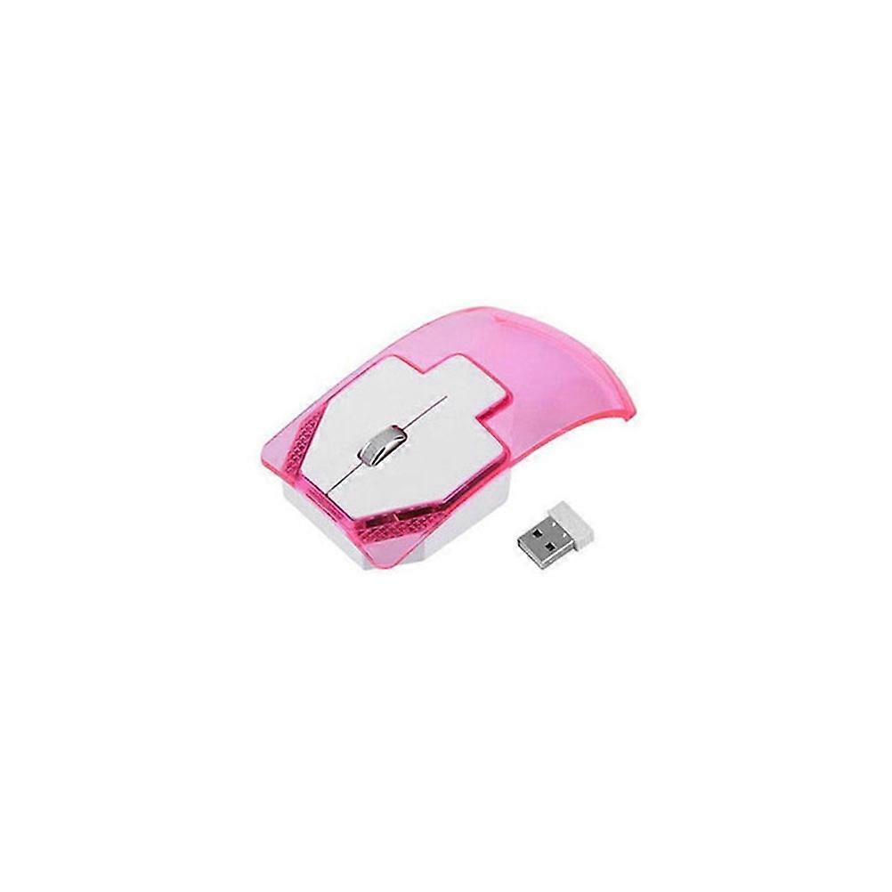 Mini Wireless Mouse Pink Computer Users 2.4G Wireless Technology Optical 1Pack
