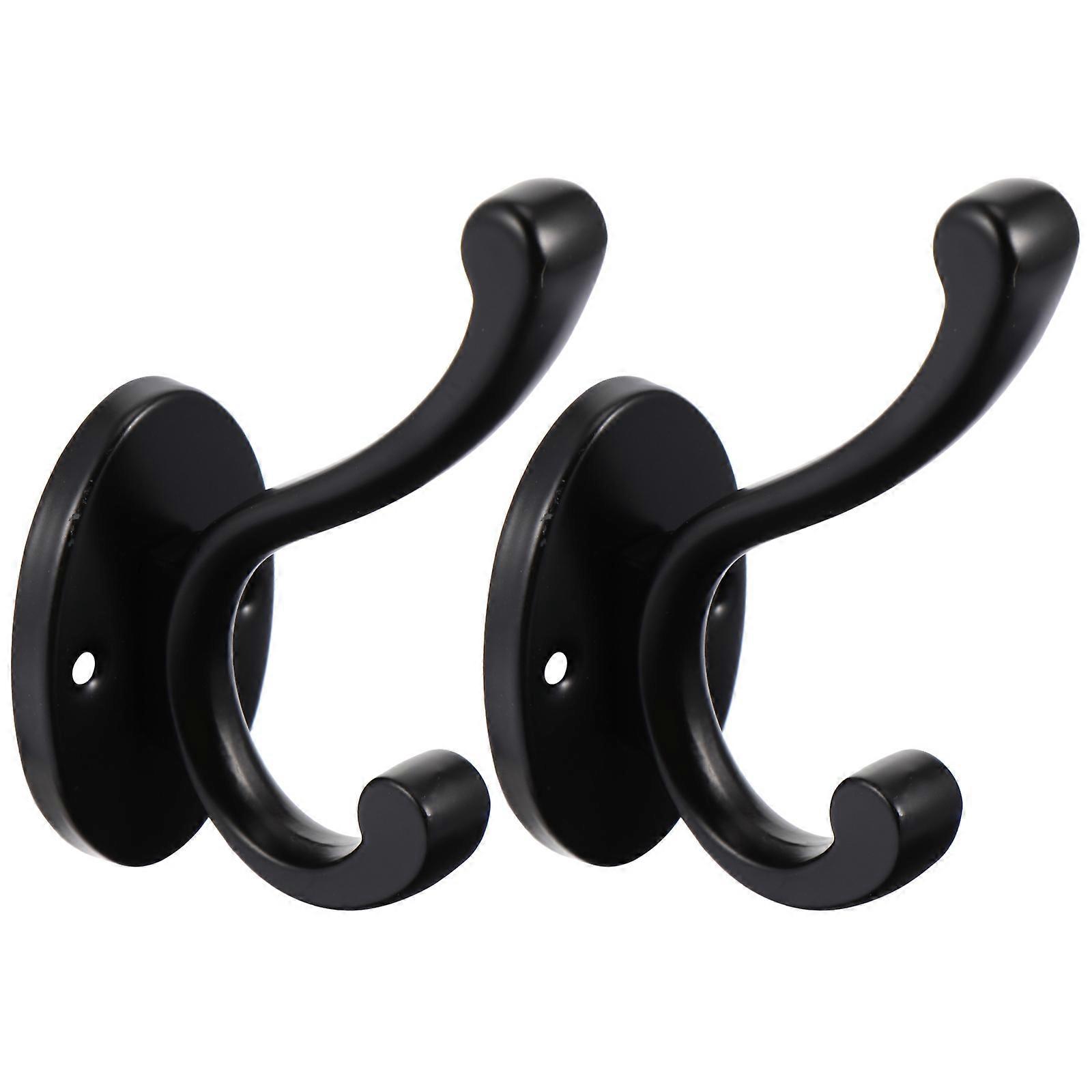 2pcs Multifunctional Storage Hooks Bag Hooks Towel Hook Coat Hooks Sundries Hook