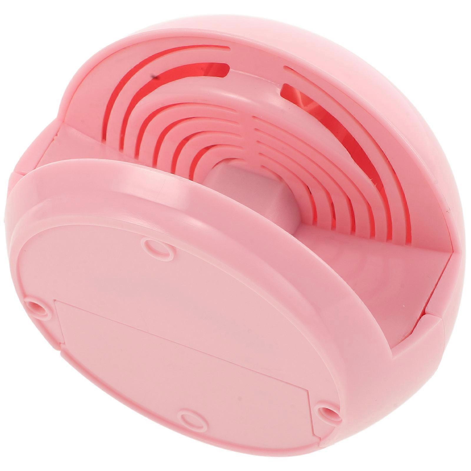 Pink Nail Dryer Fan for Salon Use Powerful Manicure Tool with Automatic Touch Design Mini Size Environmental PVC Material