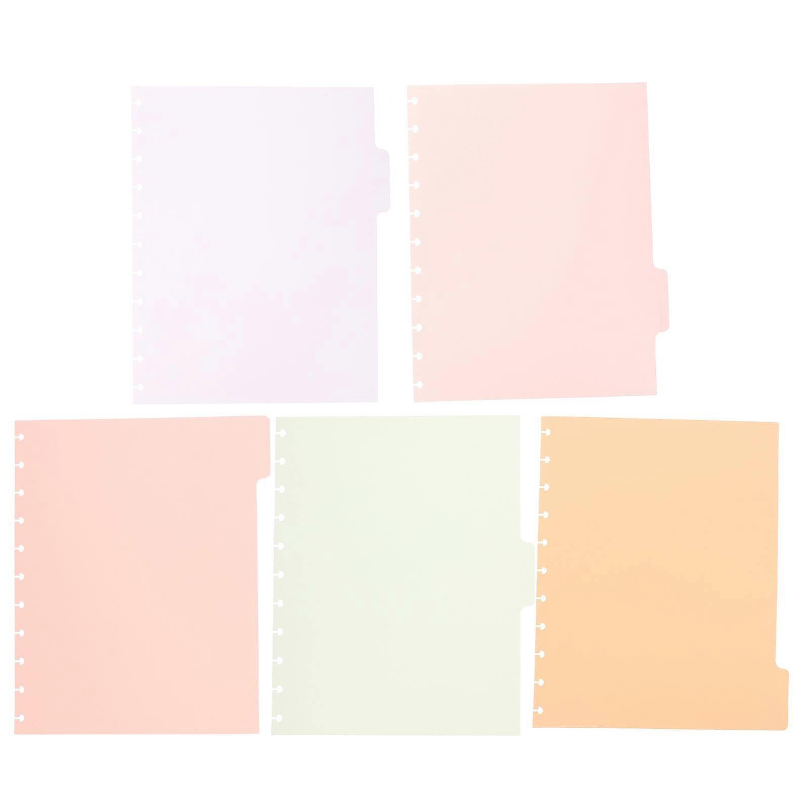 Plastic Binder Divider For Recipe And Subject Organization Quick Navigation Work Use 2800x2300x005cm 1Set
