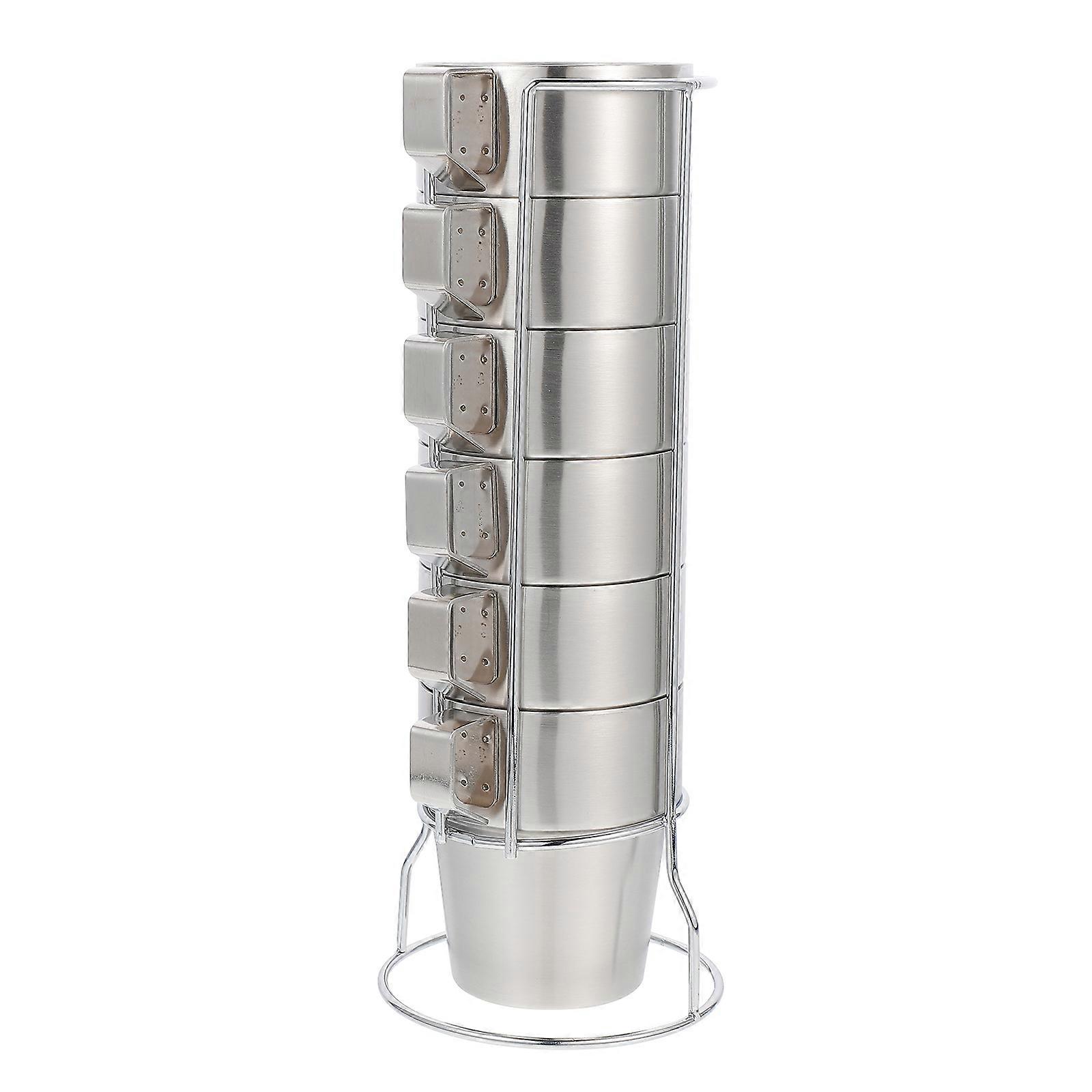Stainless Steel Drinking Cups Prevents Scalding Ideal for Picnic 6Pcs