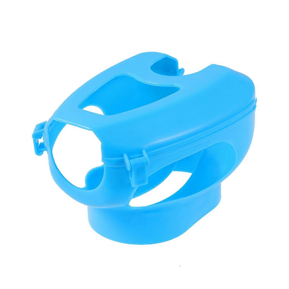 Thickened Carrier Support Creative Mounting Bracket Fixed Feeder Rack for Pigeons Birds (Blue)