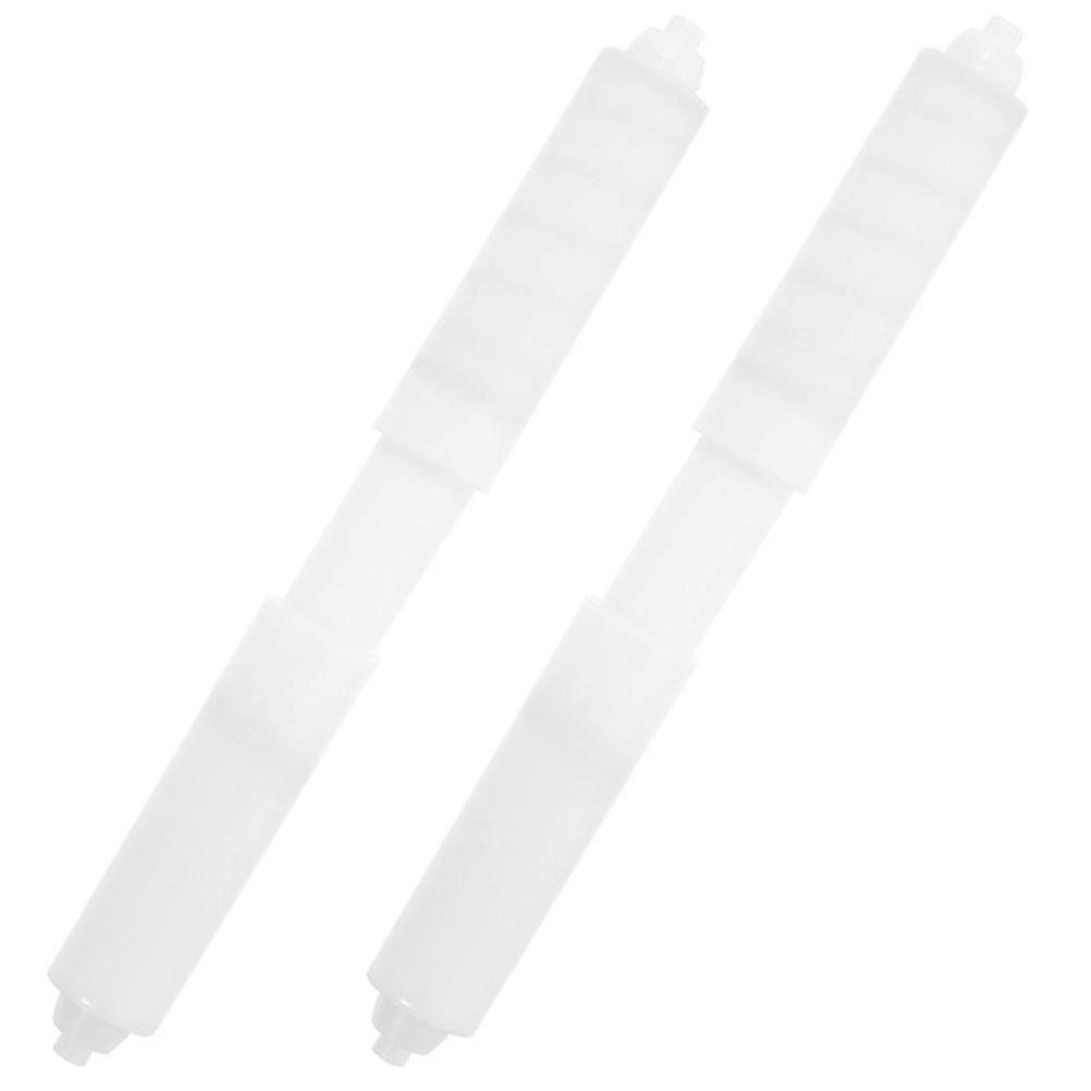 Toilet Tissue Roll Spindle Retractable Design Smooth Paper Pulling For Bathrooms 2Pcs