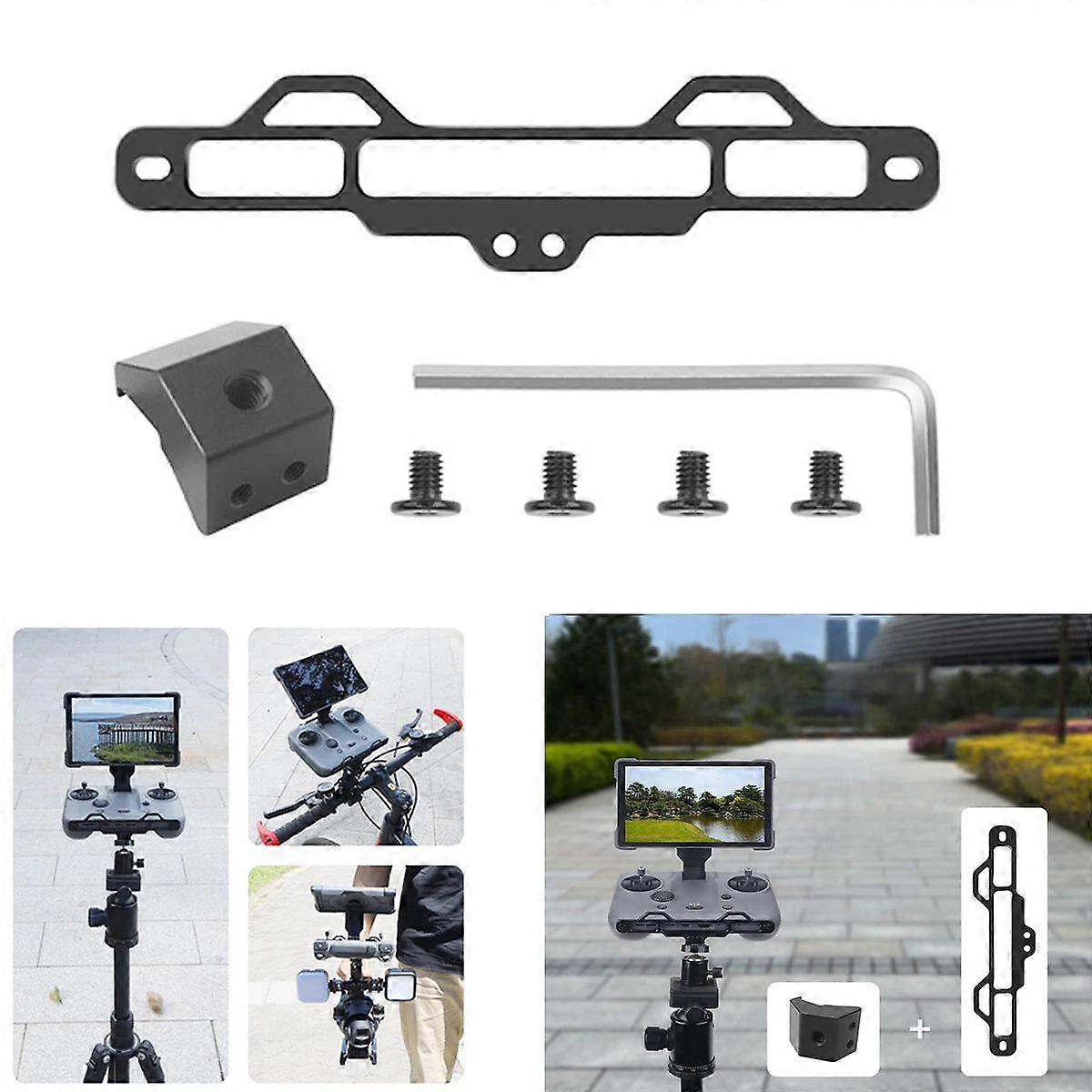 For DJI RC Pro 2 Aluminum Alloy 1/4-inch Tripod Adapter Mounting Bracket With  1/4-inch Tripod Adapter