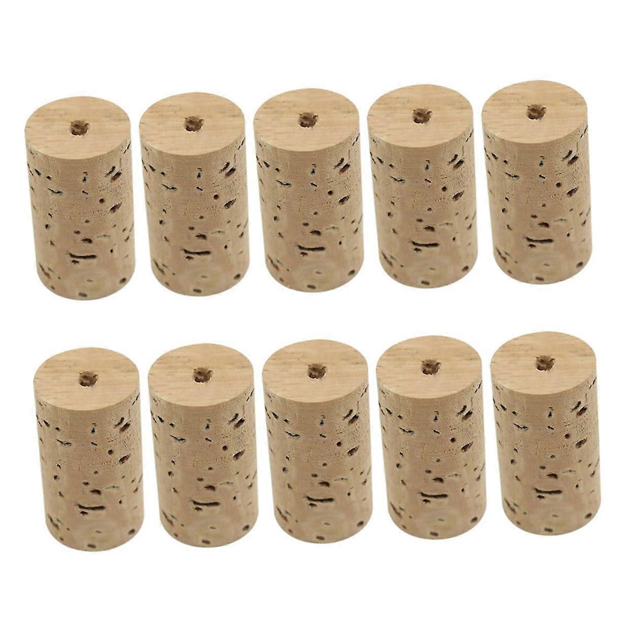 Flutes Cork Clarinet Connector Repair Tools Pack of 10 for Flute Cork Replacement Beige Small Corks for Musical Instruments