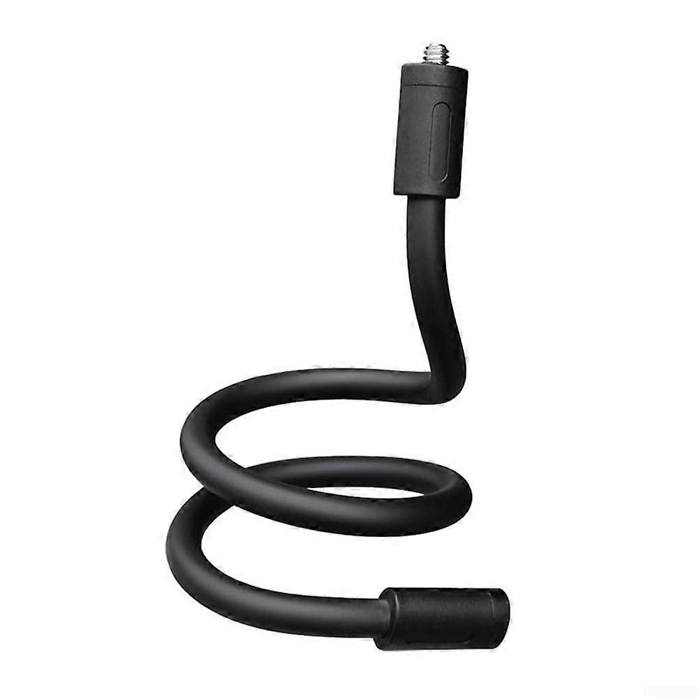 ABS Gooseneck Bracket for Adjustable Flexible Camera Mounting Setup, Durable Black Material, Compatible with DSLR and Action Cameras