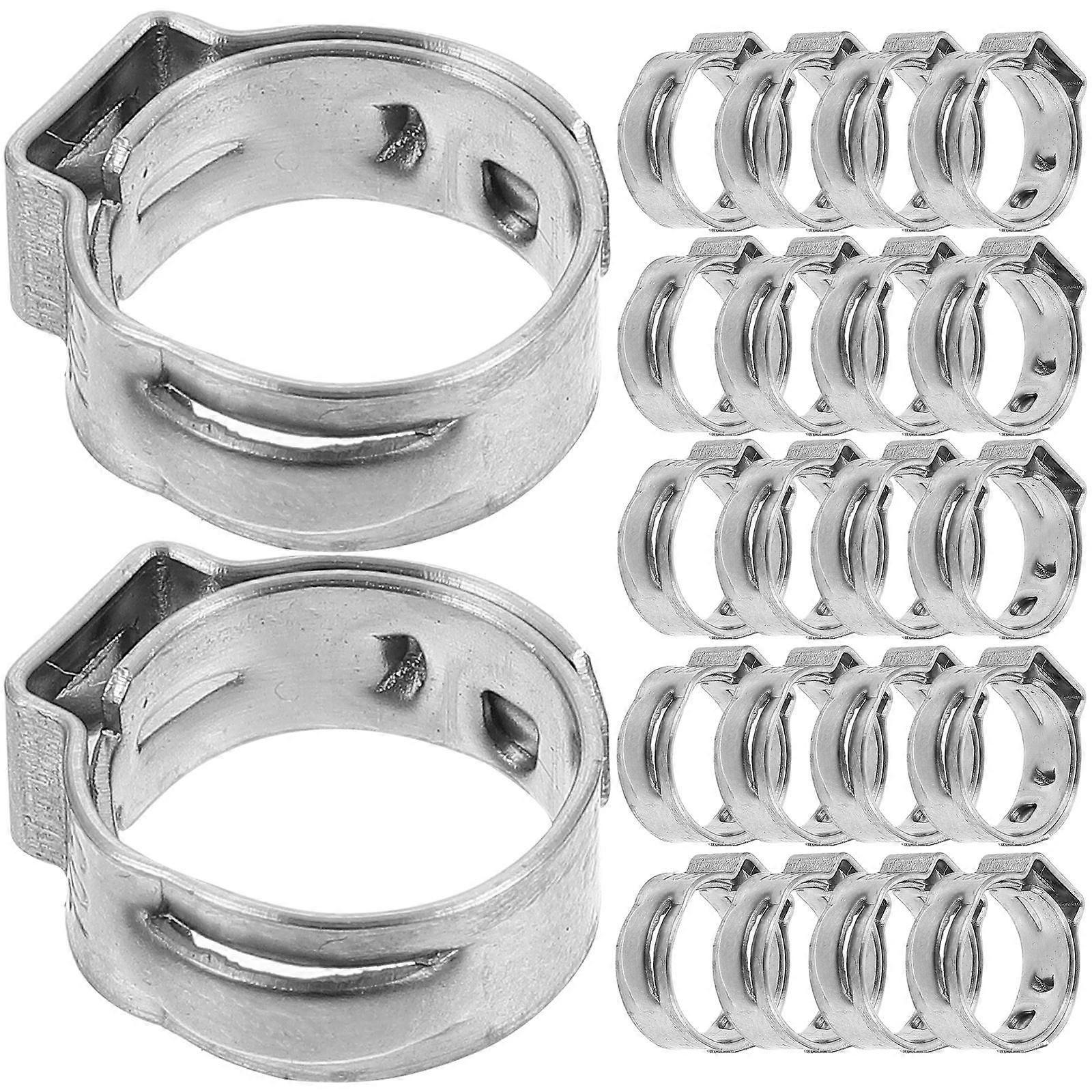 Tube-Clamp Pipe Brackets Clamps Water Pipes Circular Simple and Practical Liquid Seal 20Pcs