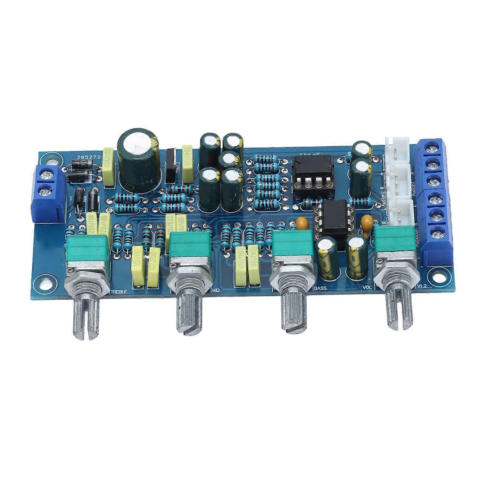 Pre Amplifier Preamplifier Module Tone Board HIFI Treble Medium Bass Volume Adjustment