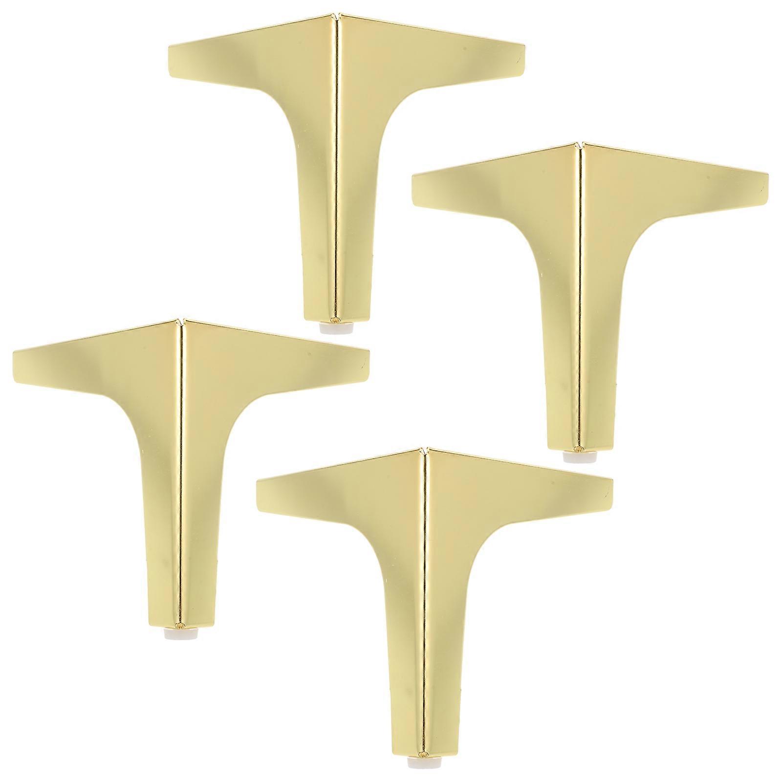 Furniture Legs Set Triangle Design Heavy Duty Iron For Furniture Makers 13X13cm 4Set