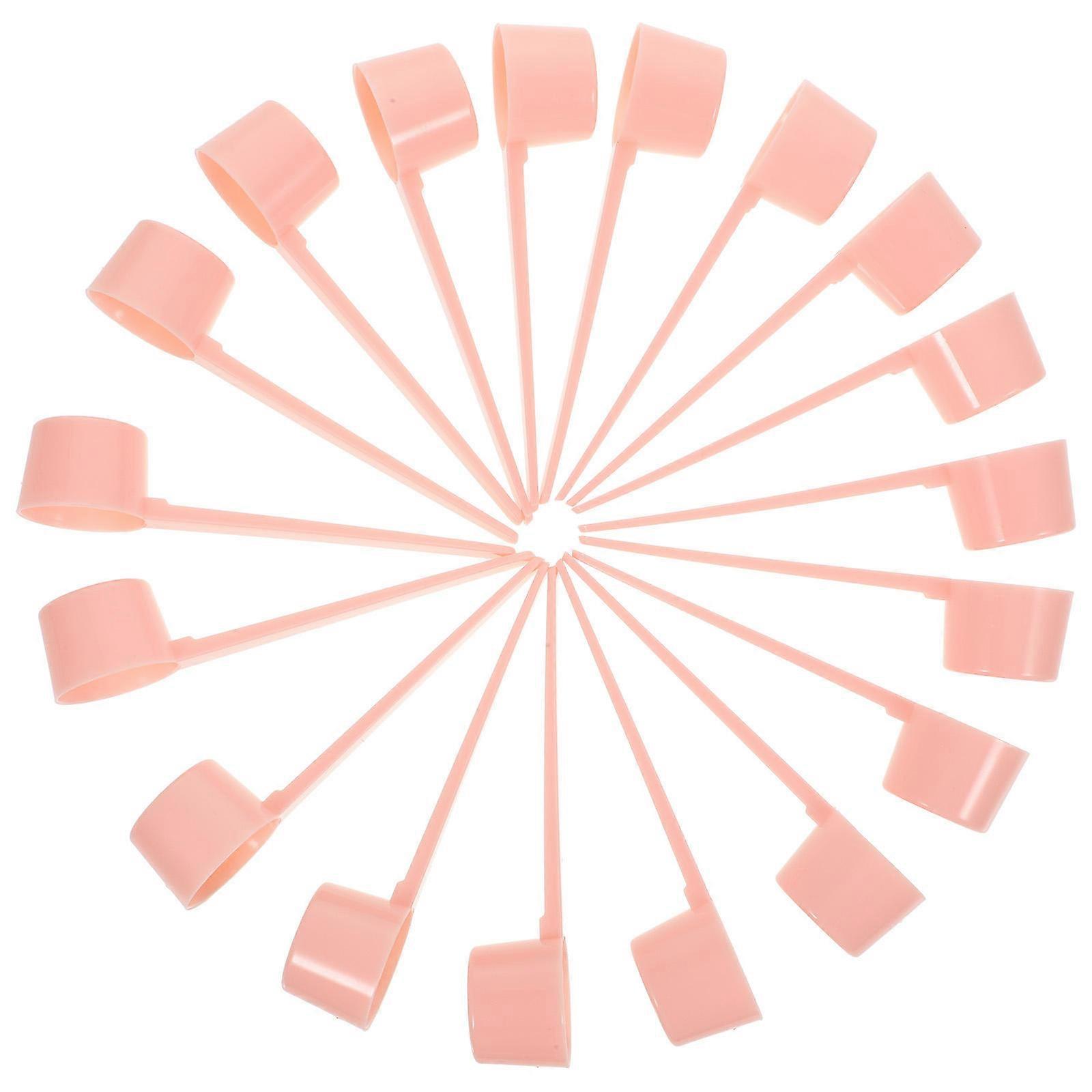 Pink Plastic Coffee Measuring Spoon for Home Use Easy to Clean and Reuse 20pcs