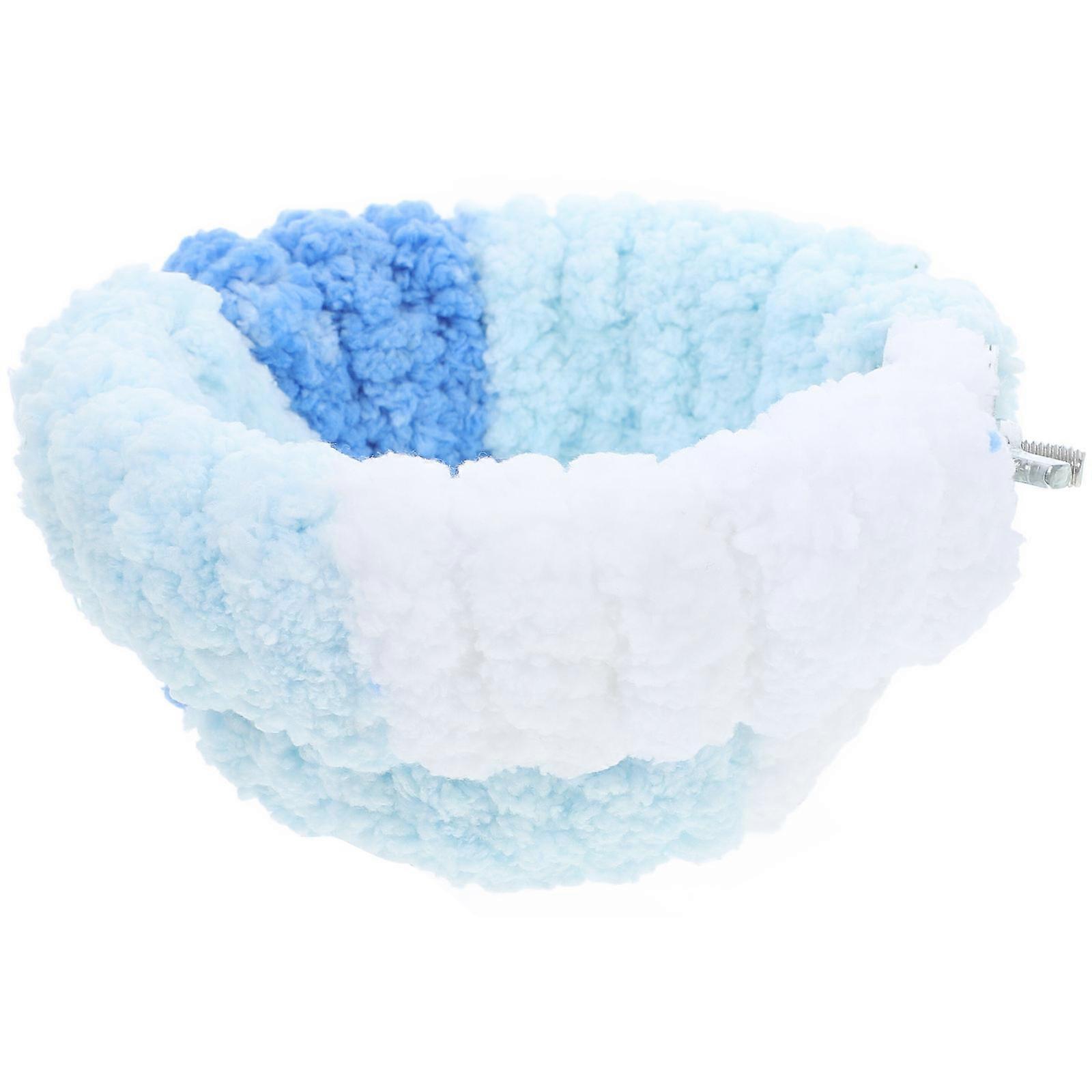 Easy to Clean Parrot Nest Warm Resting Hut For Bird Cage Accessory Multi-colored 13.00X13.00X7.00CM 1Set