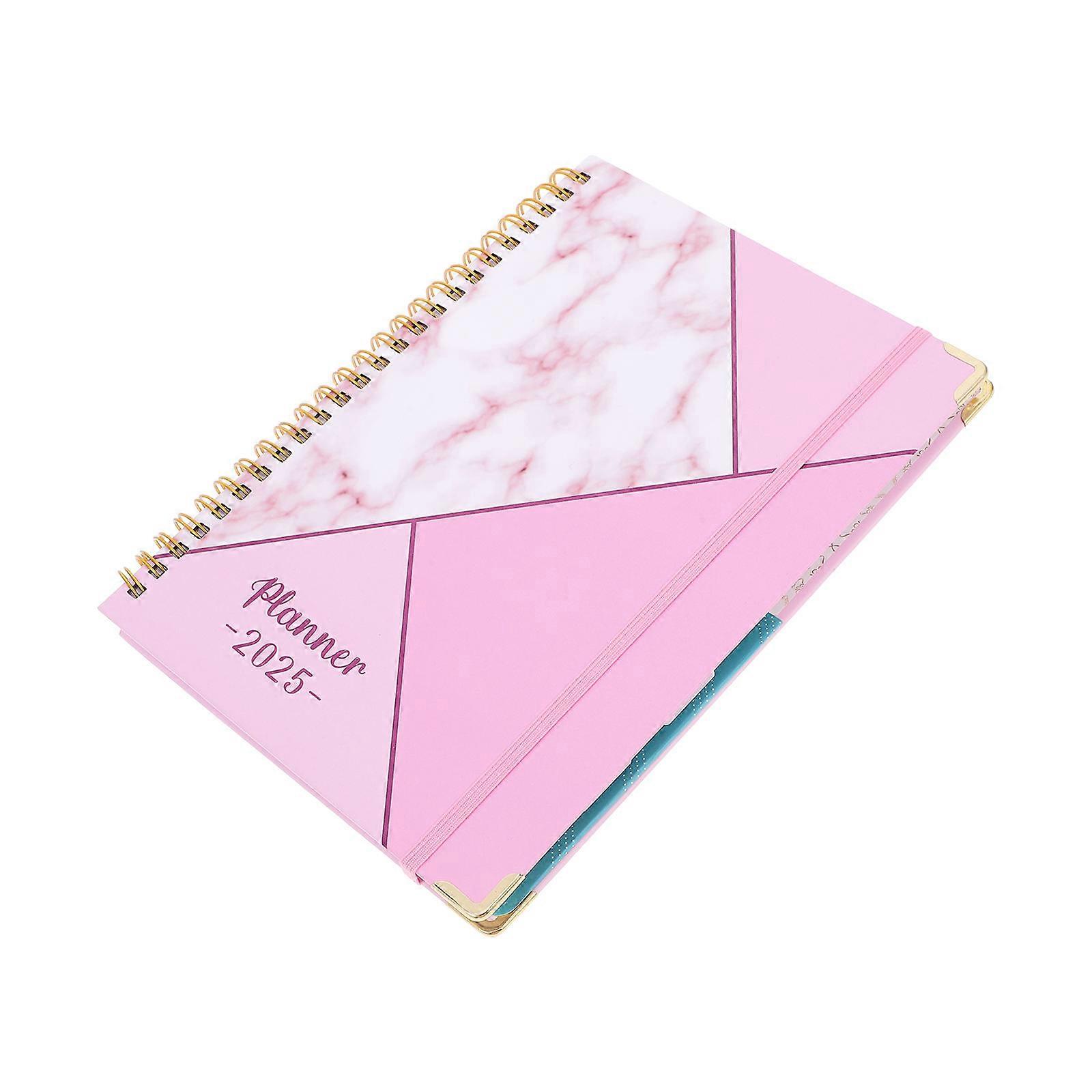 Academic Planner Notepad Weekly Daily Organizer Double Wire Binding Vibrant Cover Smooth Writing Experience for School Office Home