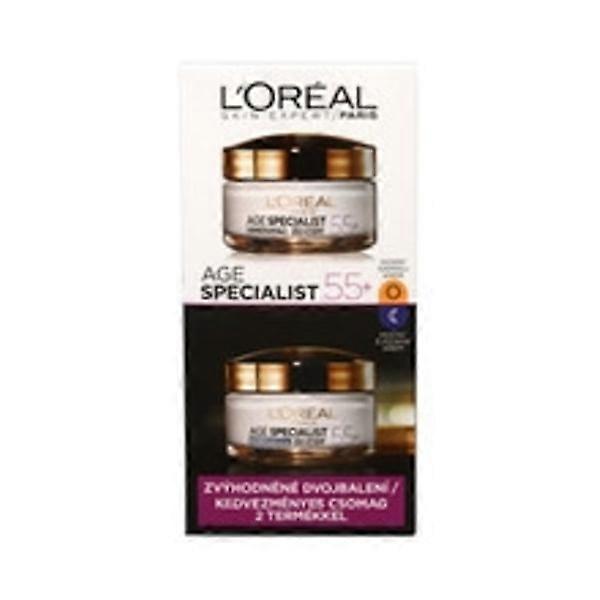 L'Oréal anti-wrinkle set, 2 x 50ml.