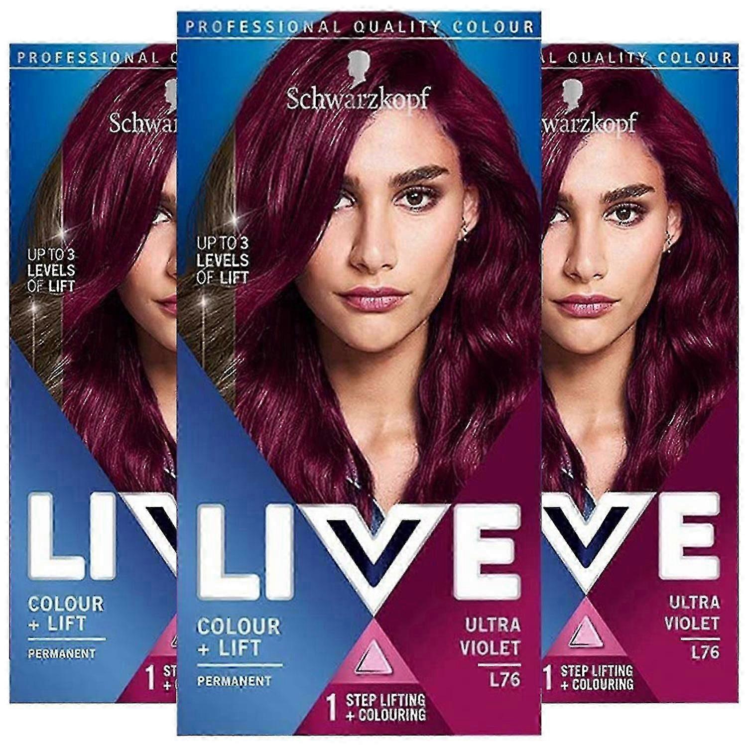 2025 Schwarzkopf Live Hair Colour + Moisture - Cocoa Crush M06 (Pack of 3)