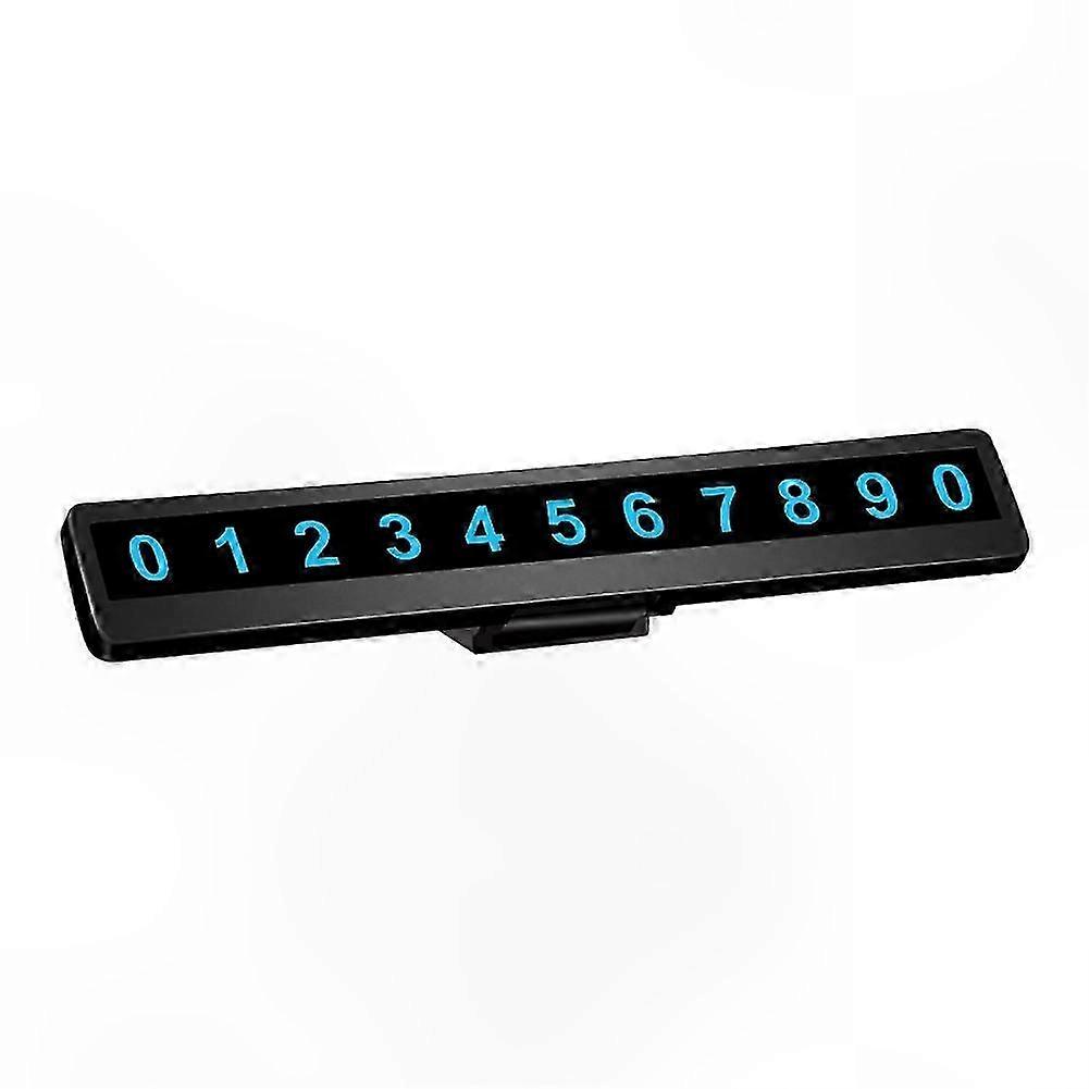 Glow-in-the-Dark Magnetic Parking Sign with Phone Number Display Slot