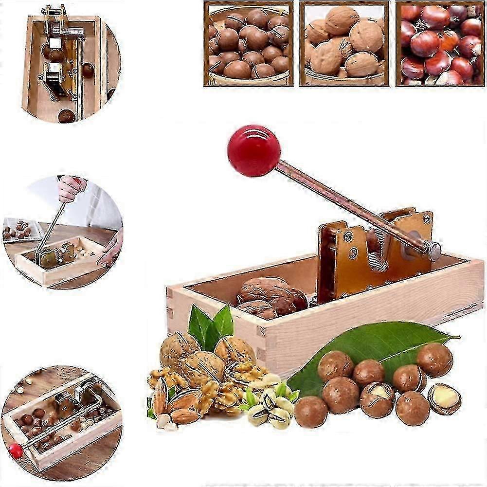 2025 Nutcracker Shell Breaker Tool Adjustable Heavy Duty Nutcracker Walnut Cracker Lh-1 f54