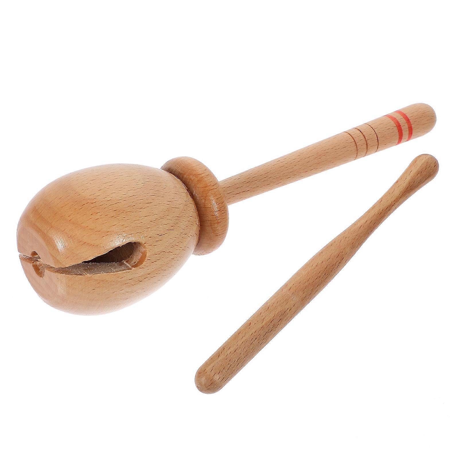 Rhythm Block Percussion Instrument Set for Compact Educational Music – Includes Mallet for Indoor Play to Develop Intelligence and Auditory Skills