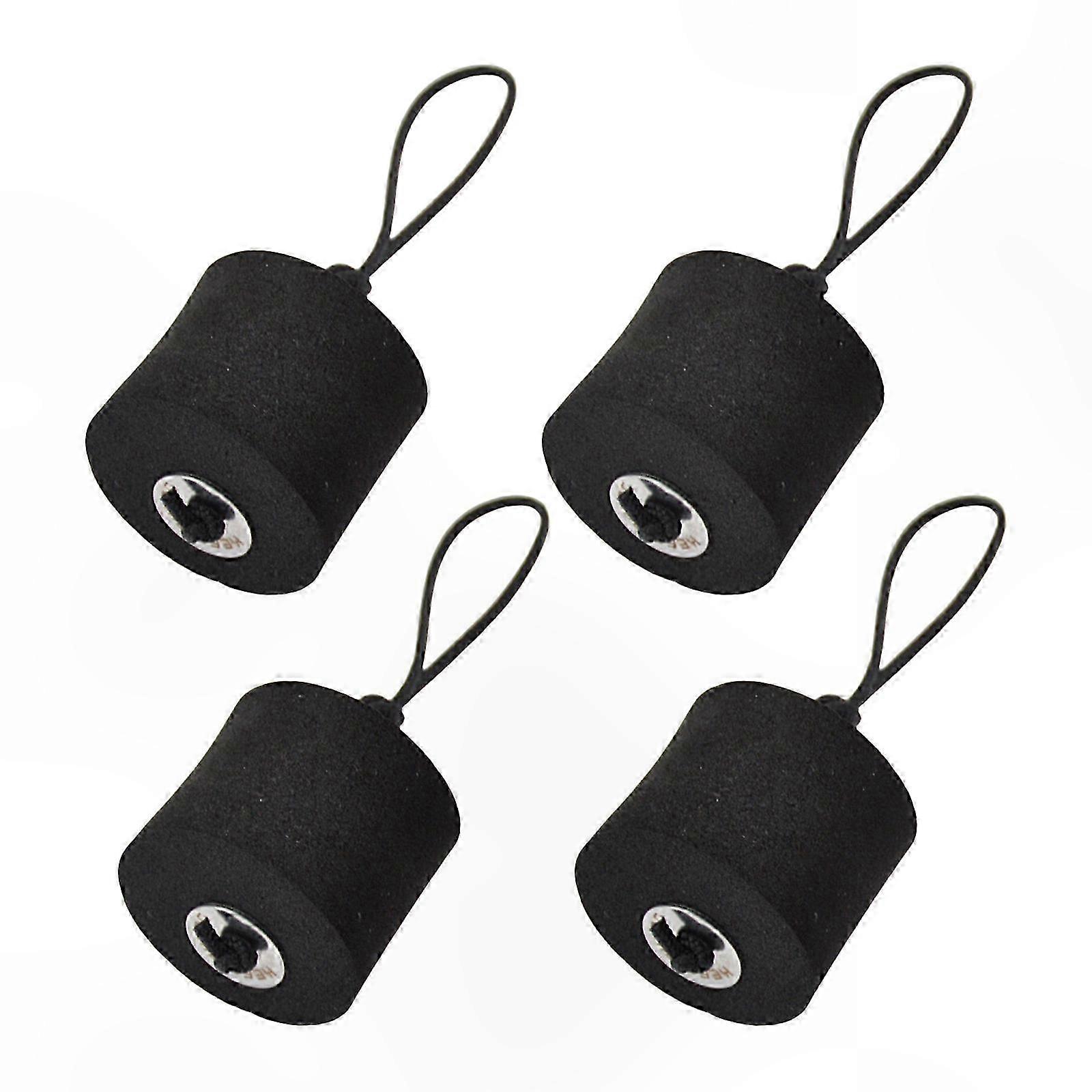 4Pcs High Elasticity EVA Scupper Plugs Drain Hole Stopper Bung for Kayak Canoes, Kayak Scupper Plugs Set with Lanyard L