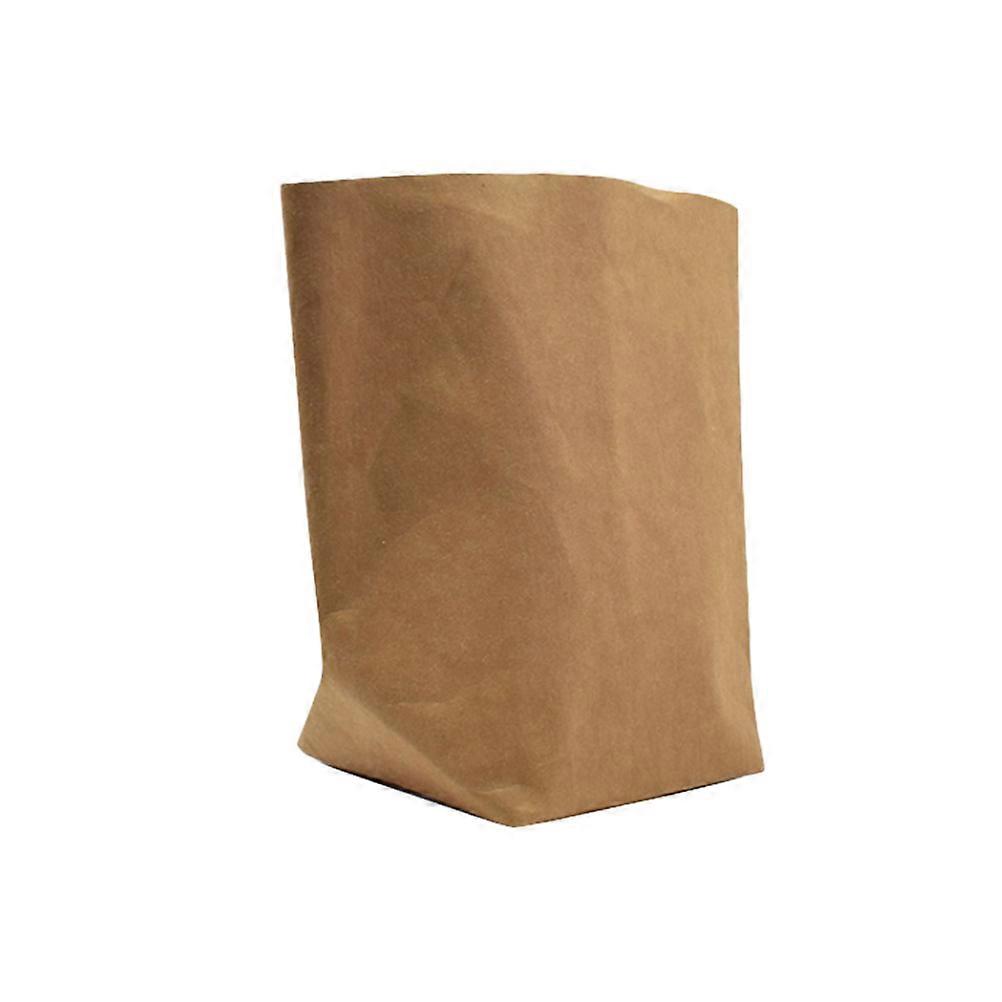 Brown Washable Kraft Paper Bags for Decoration and Storage Practical Reusable Planter Containers 12x8x16 inches