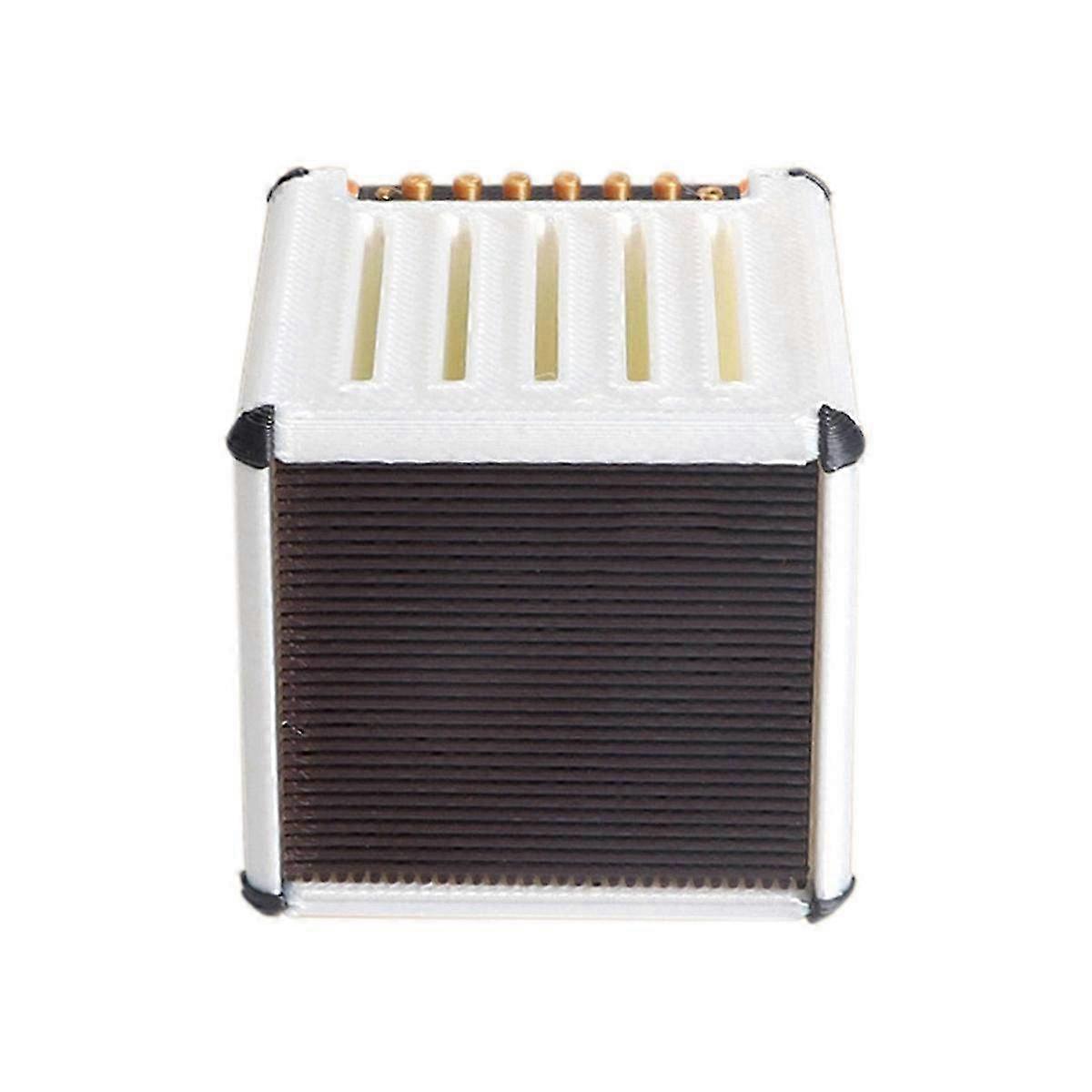 3D Printed Guitar Pick Storage Box with Simulation Speaker Ornaments - Unique Decorative Organizer for Music Lovers