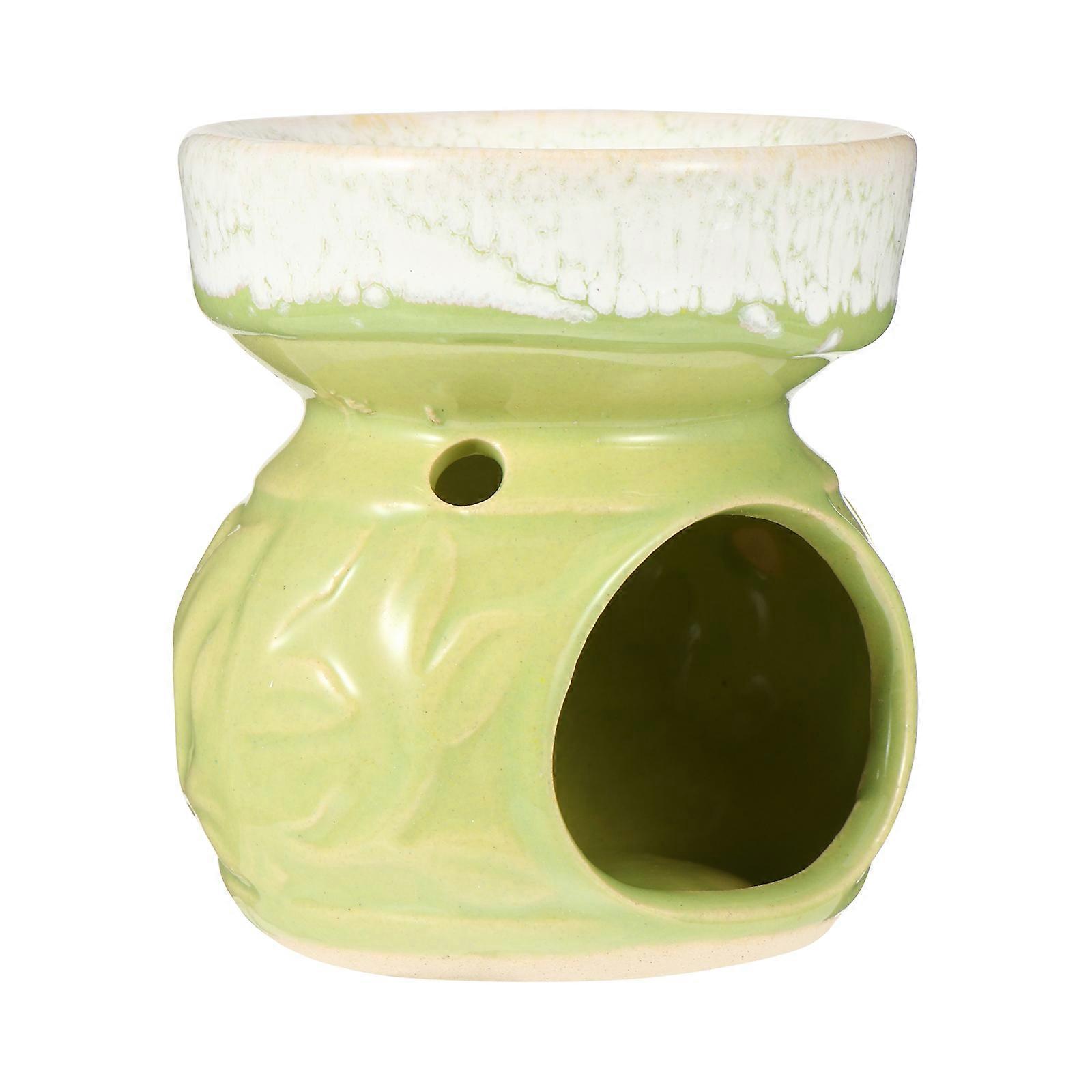 Creative Aromatherapy Incense Holder Ideal For Home Office And Relaxation Spaces In Green 8x7cm 1Pcs